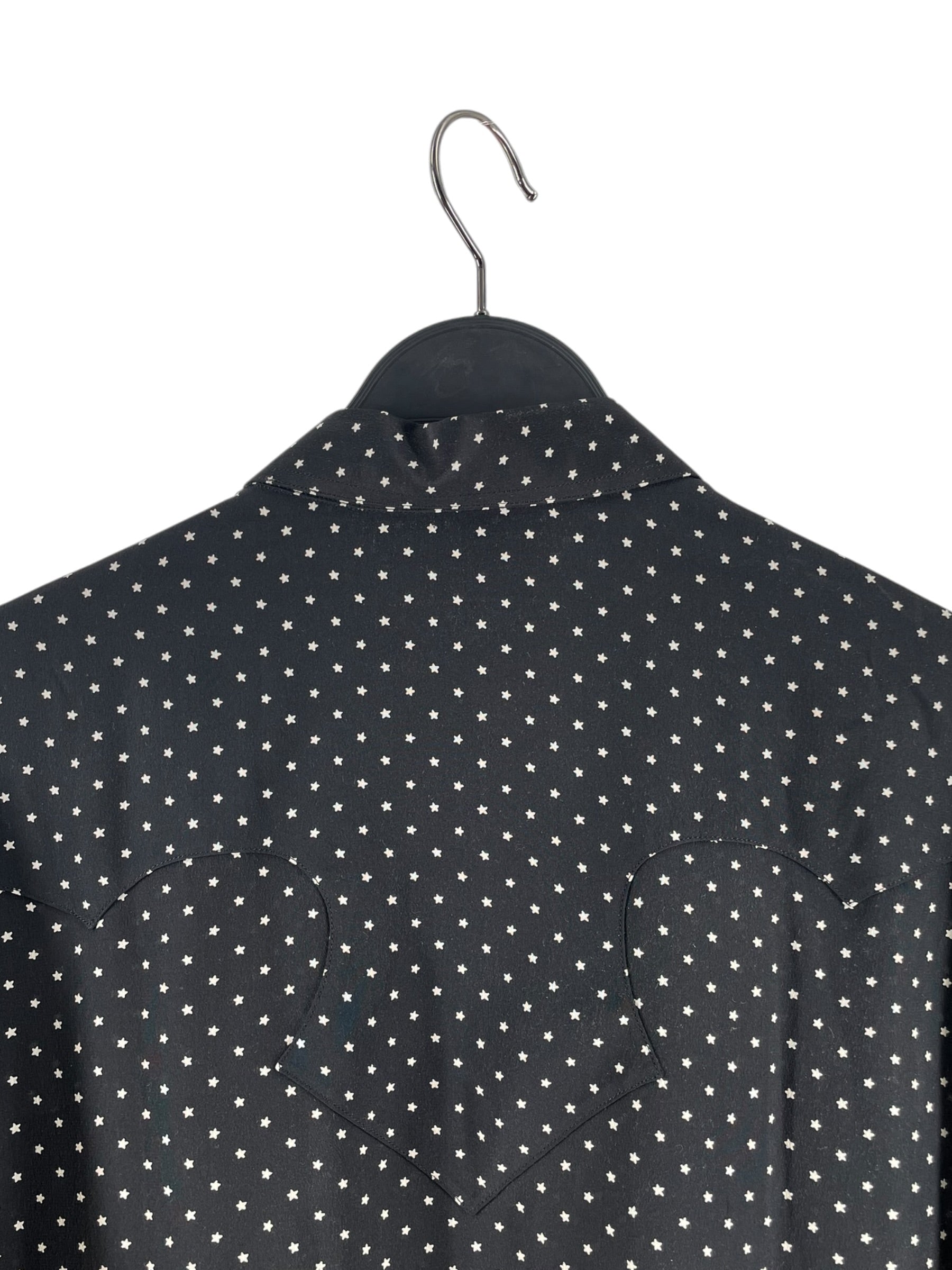 SAINT LAURENT/LS Shirt/M/Cotton/BLK/All Over Print/CA 00985 STARSALL OVER view 4