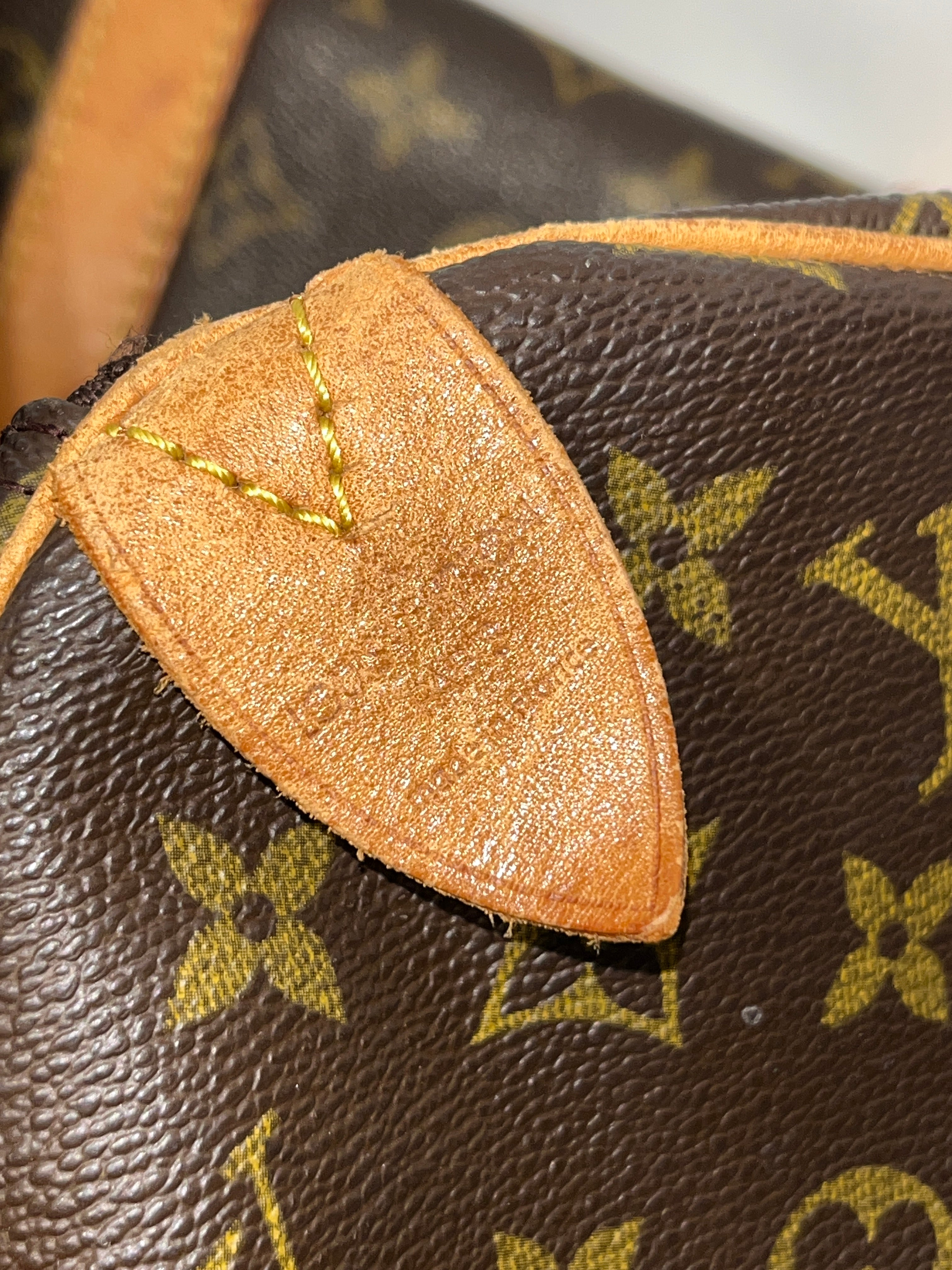 LOUIS VUITTON/Bag/Monogram/Leather/BRW/KEEPALL view 5