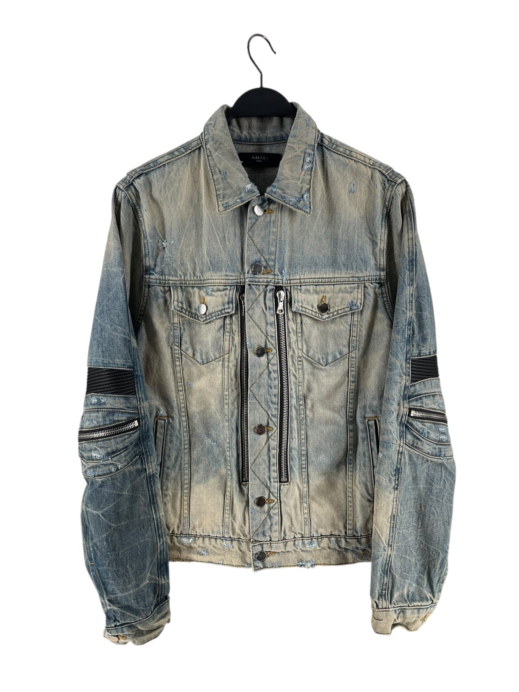 AMIRI/Denim Jkt/L/Denim/BLU/MX2 TRUCKER DENIM BIKER view 1