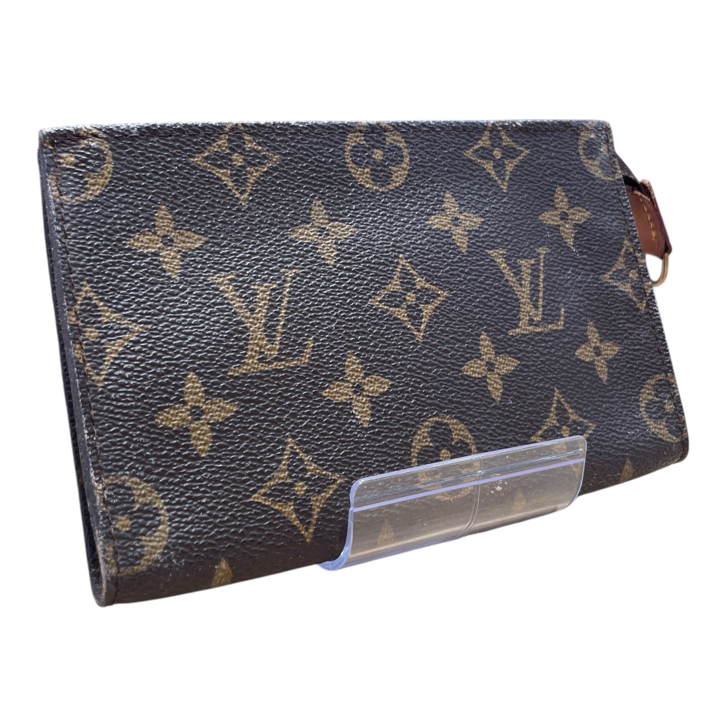 LOUIS VUITTON/Pouch/Monogram/Leather/BRW/Monogram Bucket Zip Pouch view 1