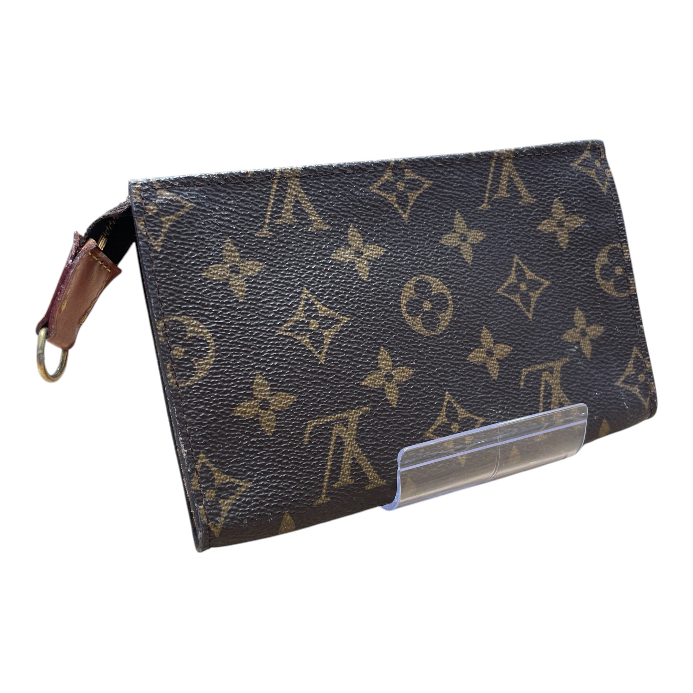LOUIS VUITTON/Pouch/Monogram/Leather/BRW/Monogram Bucket Zip Pouch view 2