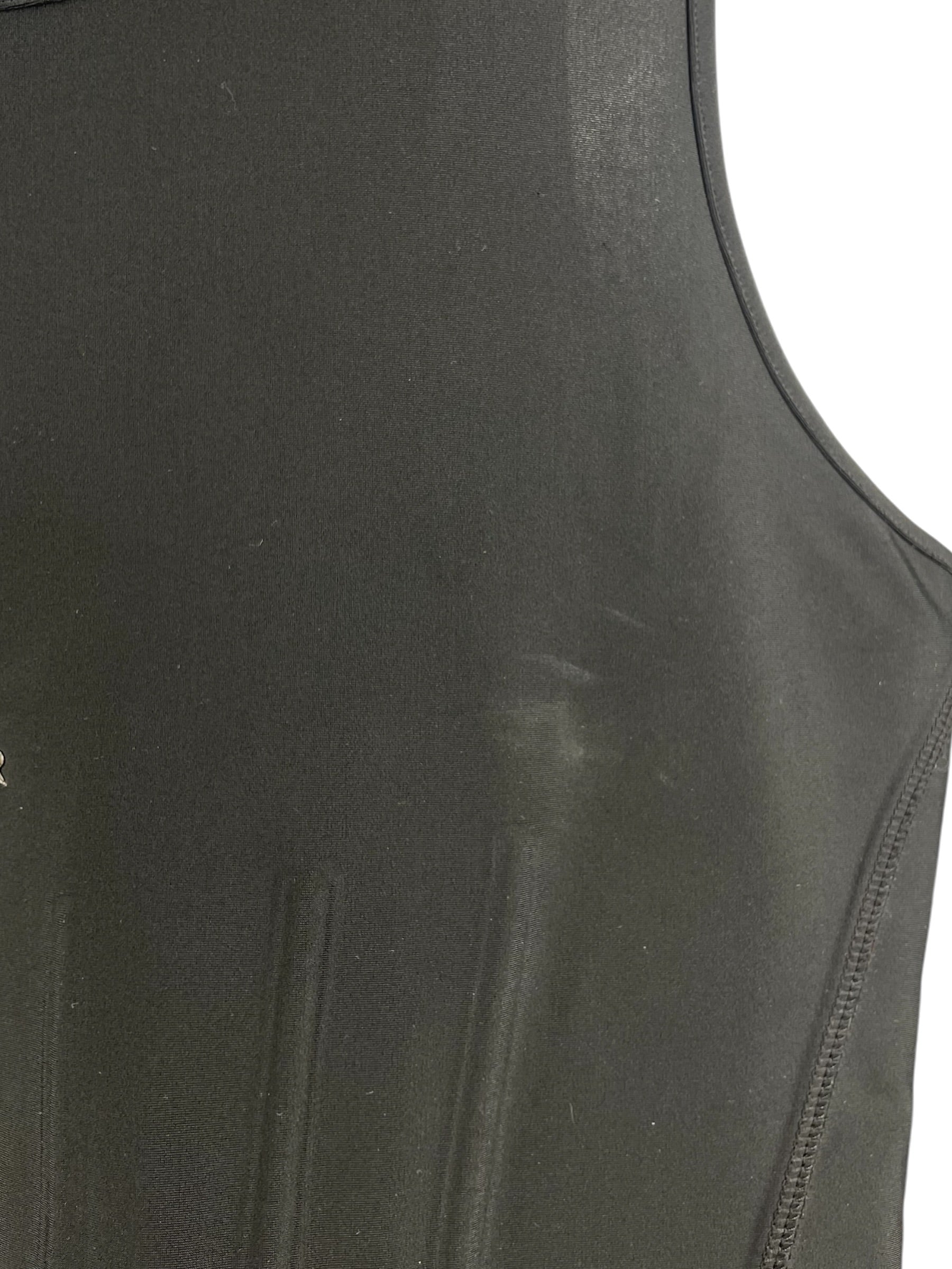 MUGLER/H&M/SS Cut & Sew/XL/Polyester/BLK/BLACK CORSET WAIST TANK TOP view 6