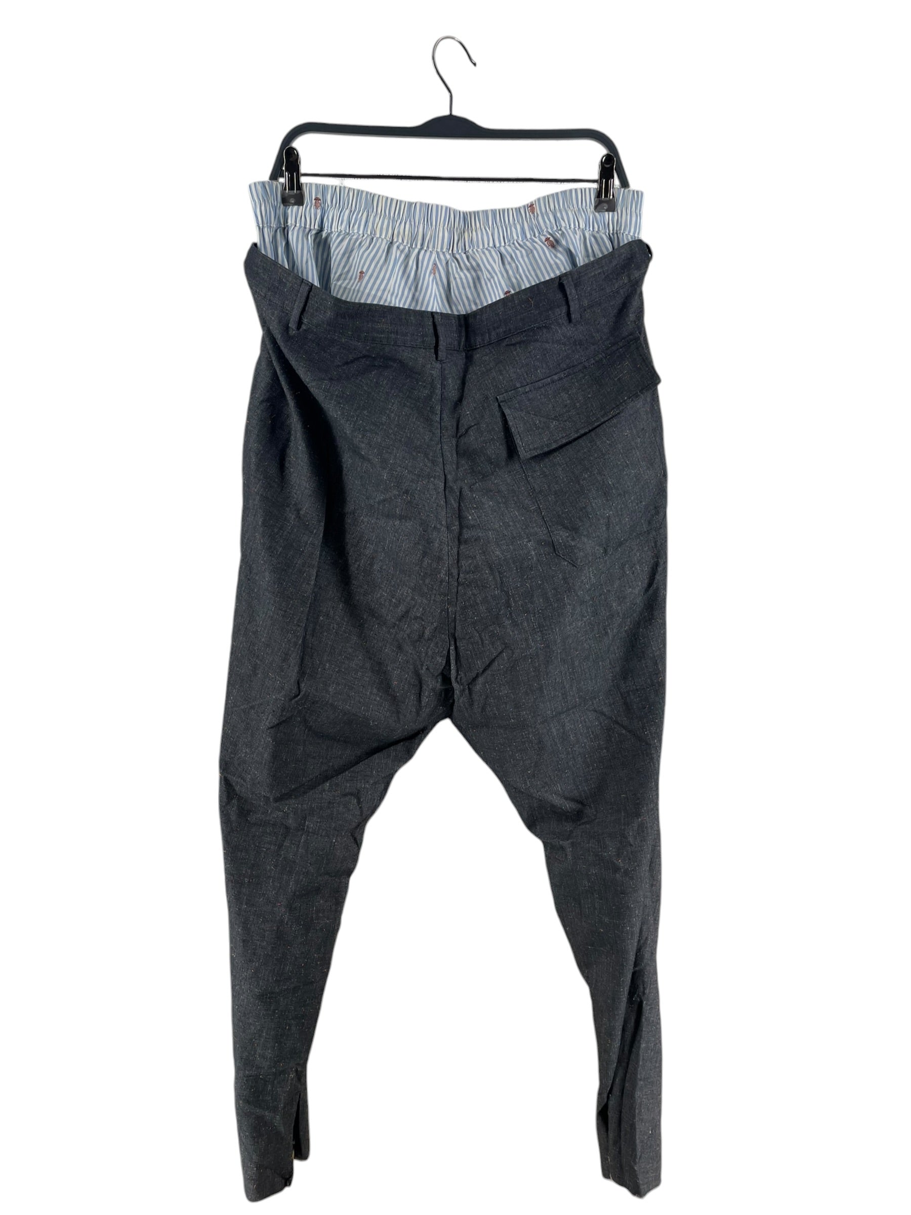 Vivienne Westwood MAN/Pants/50/Cotton/GRY/SPECKLED DOUBLE WAISTED SLACKS view 2