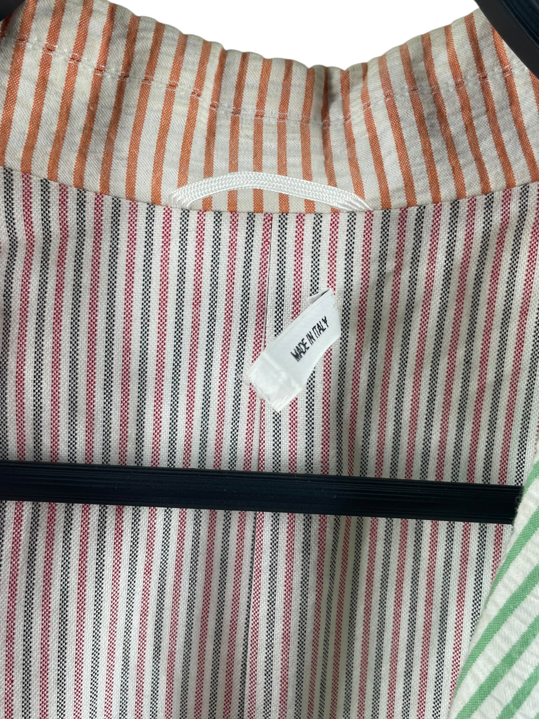 THOM BROWNE. NEW YORK/Tailored Jkt/40/Cotton/MLT/Stripe/MULTI COLOR STRIPE BLAZER view 4
