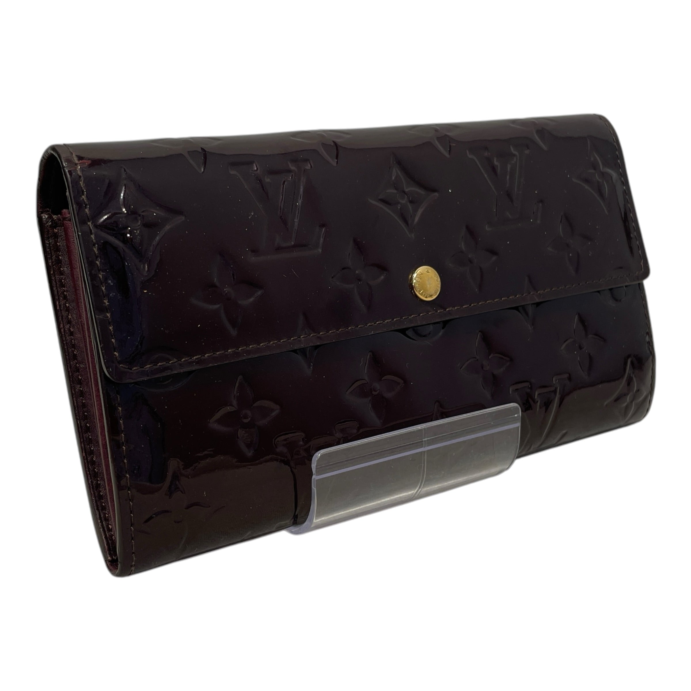 LOUIS VUITTON/Long Wallet/Monogram/Leather/BRD/L's/Vernis Sarah Wallet view 1