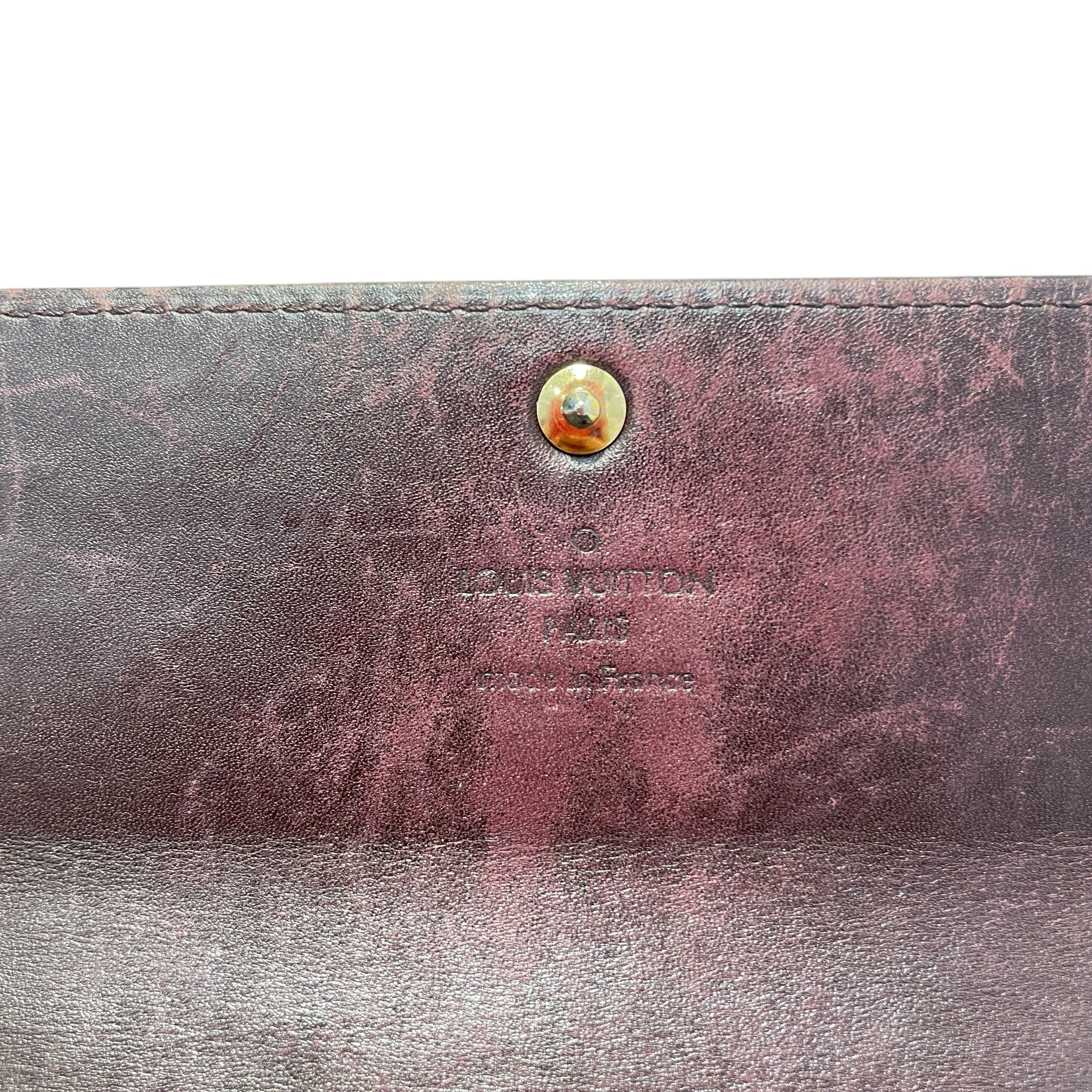 LOUIS VUITTON/Long Wallet/Monogram/Leather/BRD/L's/Vernis Sarah Wallet view 5