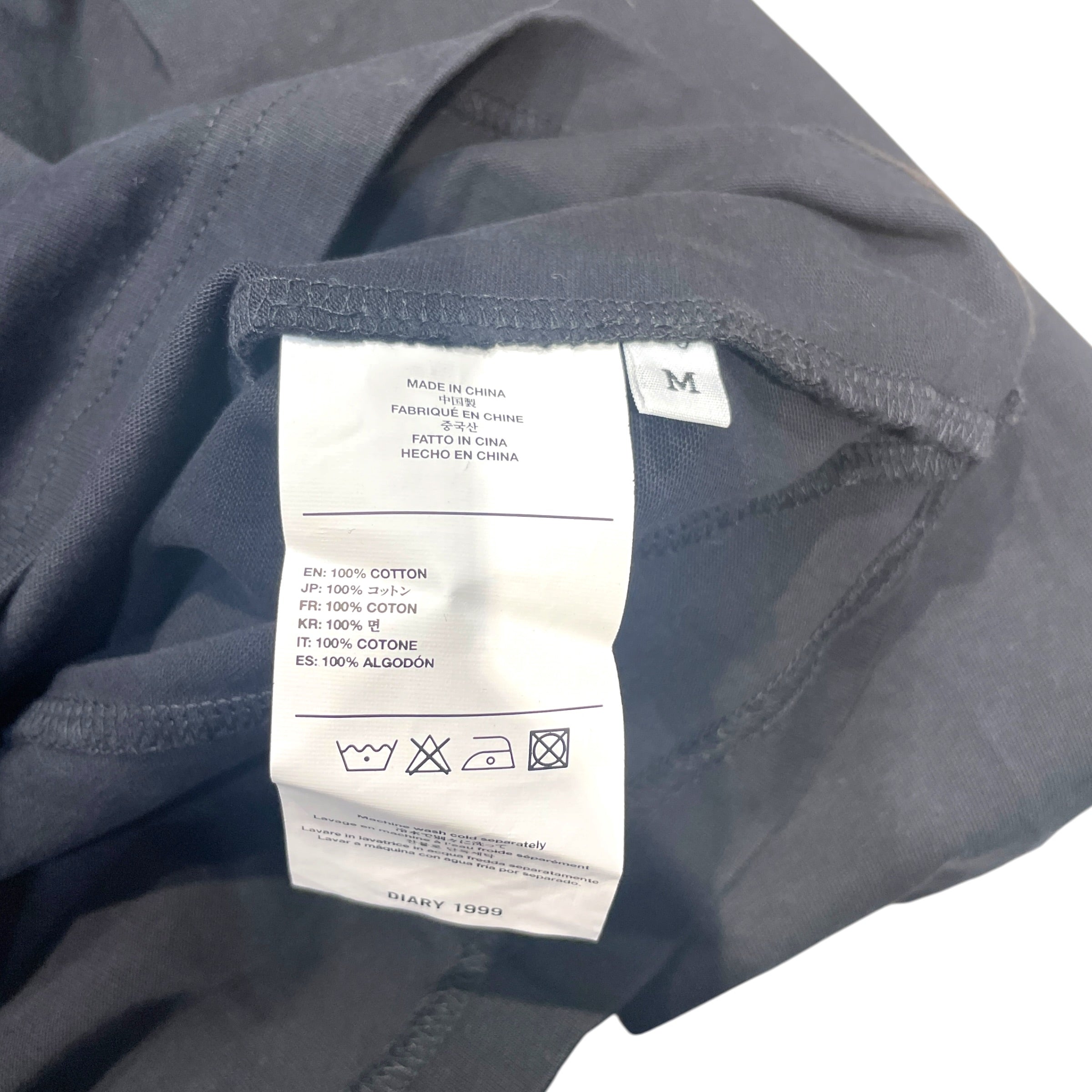 Diary 1999/Polo Shirt/M/Cotton/BLK/LS Polo view 3