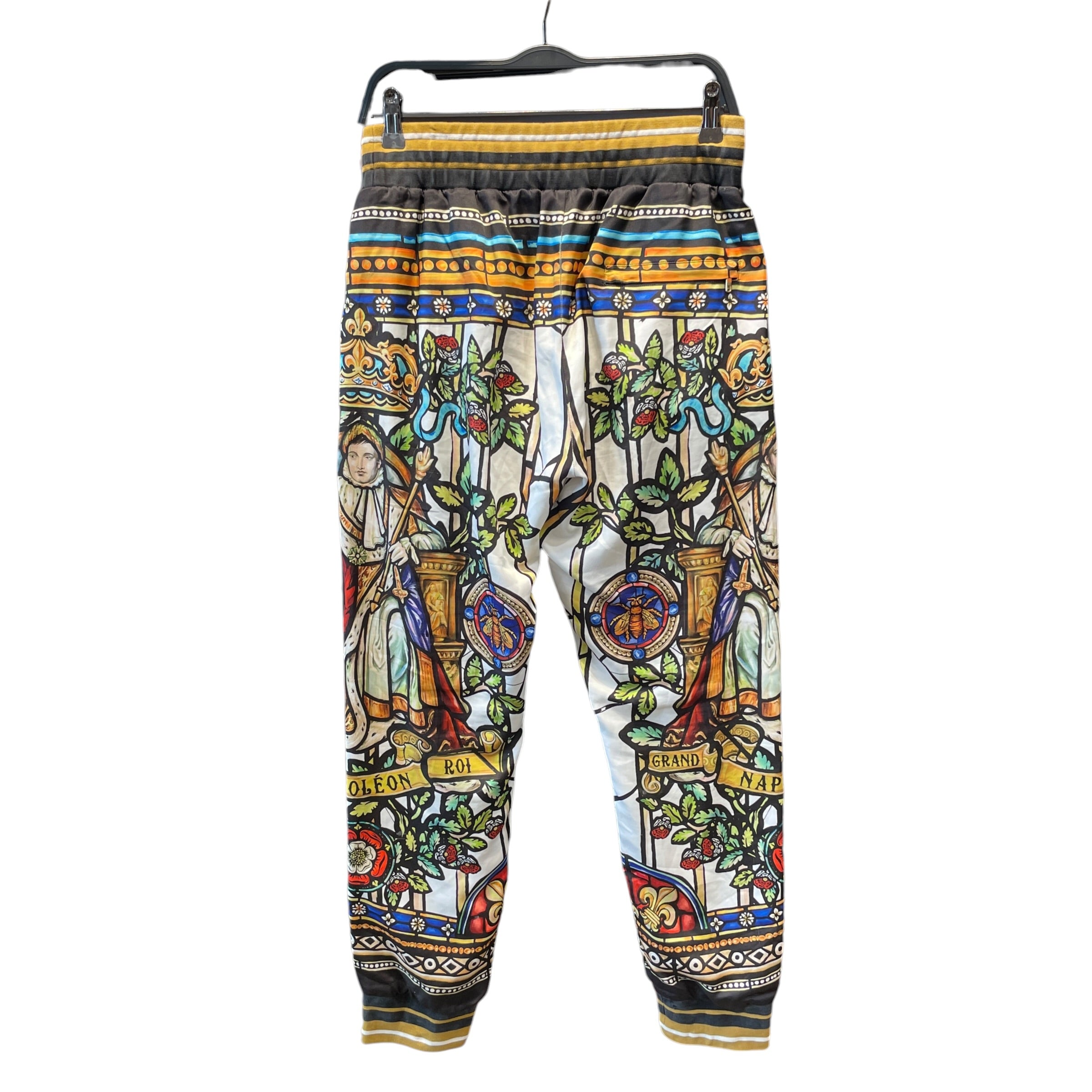 DOLCE&GABBANA/Pants/46/Polyester/MLT/All Over Print/Napoleon Print Track Pants view 2