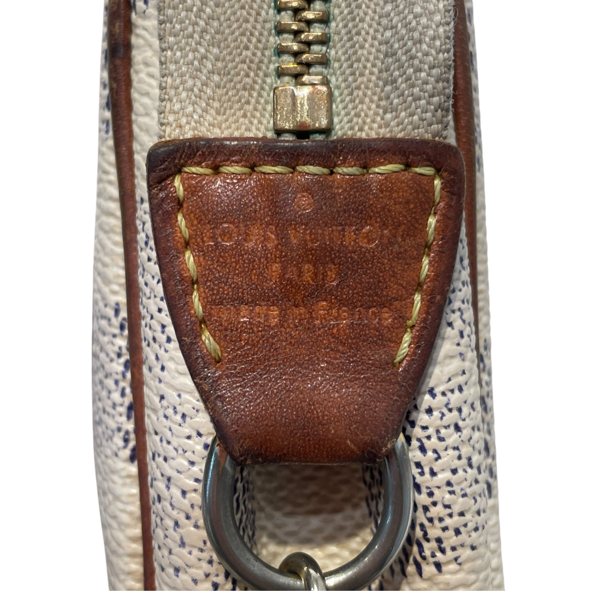 LOUIS VUITTON/Clutch Bag/Monogram/Leather/WHT/Damier Azur Eva Clutch Bag view 6