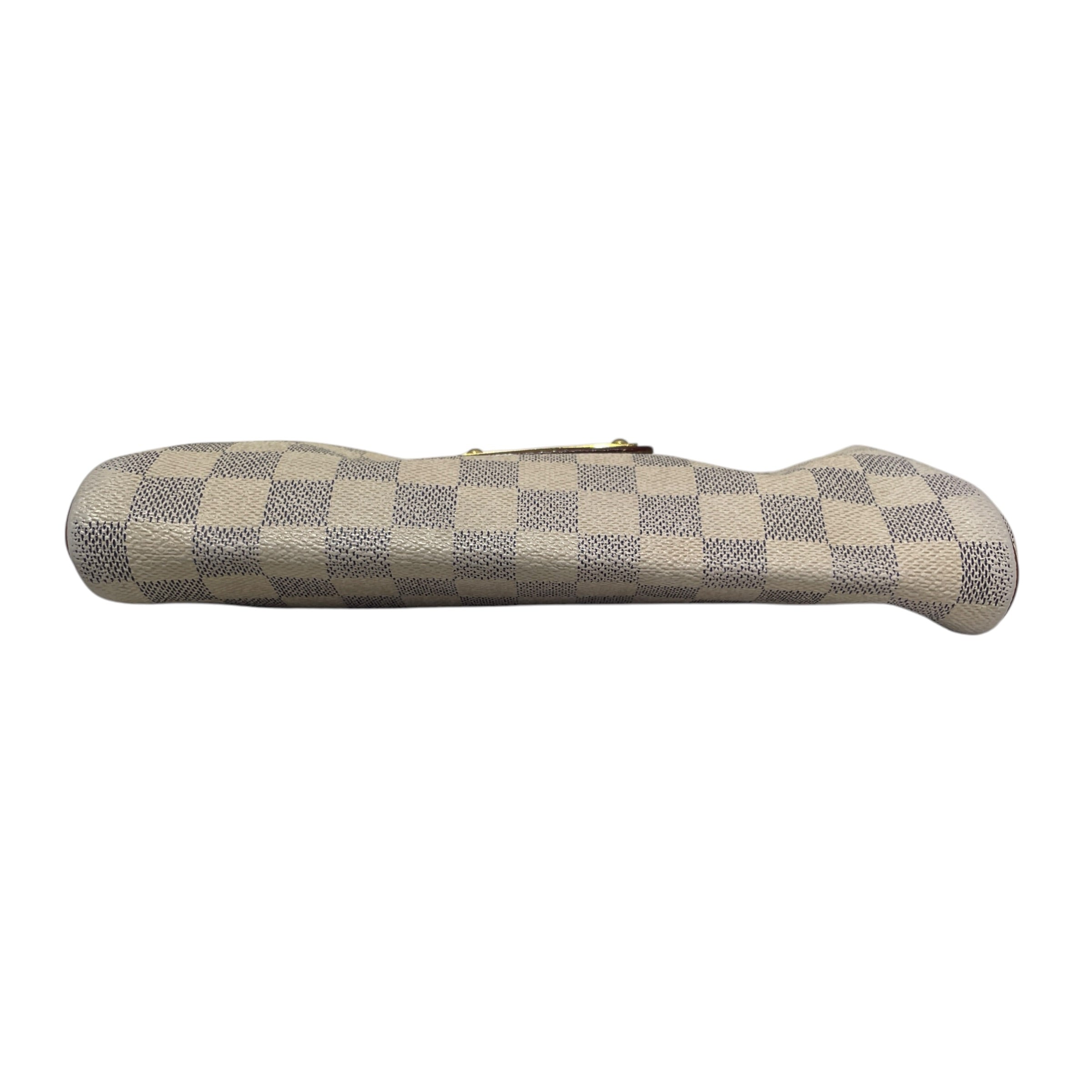 LOUIS VUITTON/Clutch Bag/Monogram/Leather/WHT/Damier Azur Eva Clutch Bag view 3
