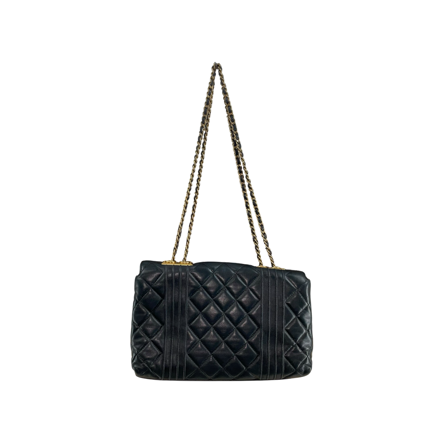 CHANEL/Cross Body Bag/Leather/NVY/20139010/FLAP REVERSE view 3