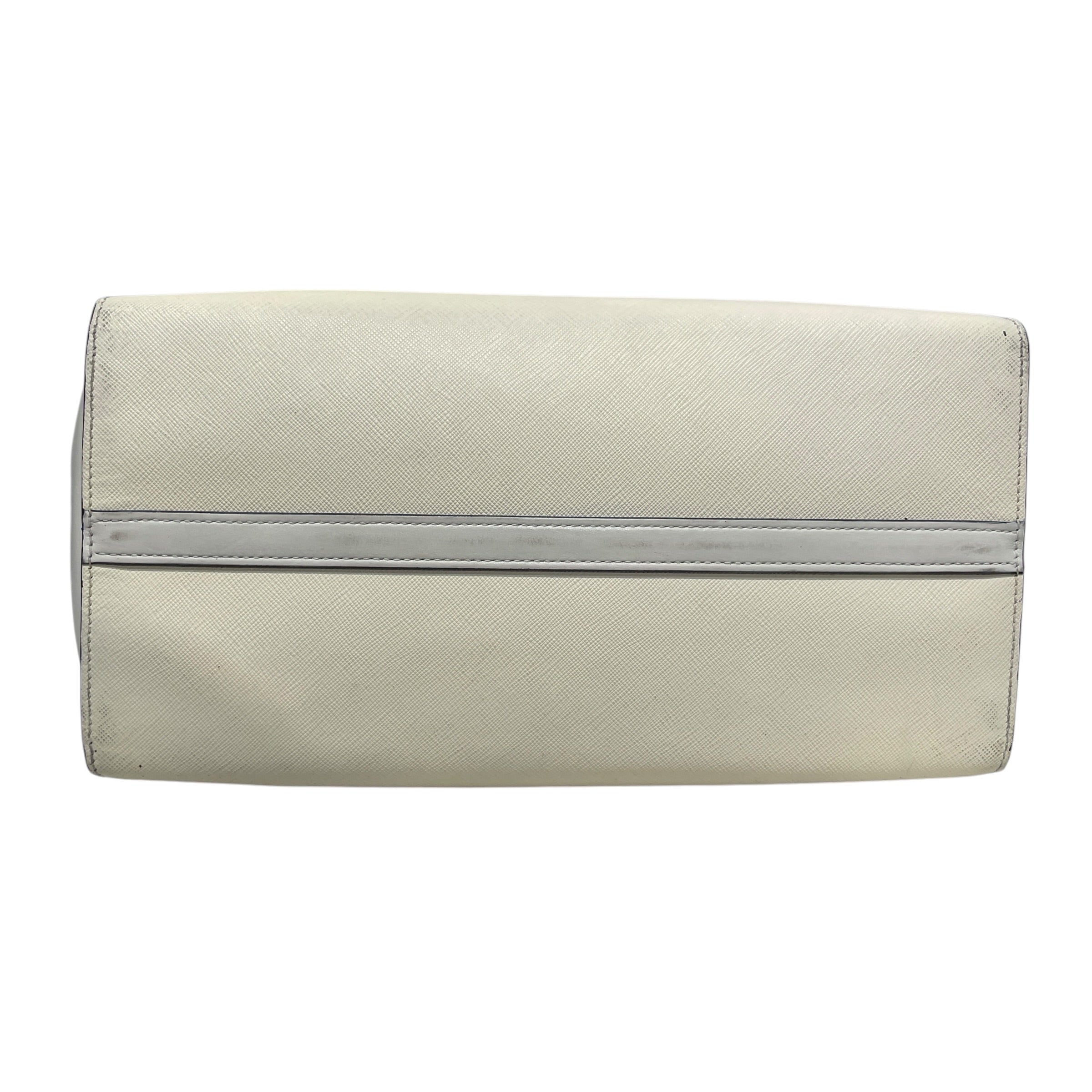 PRADA/Hand Bag/Leather/WHT/galleria leather tote view 3