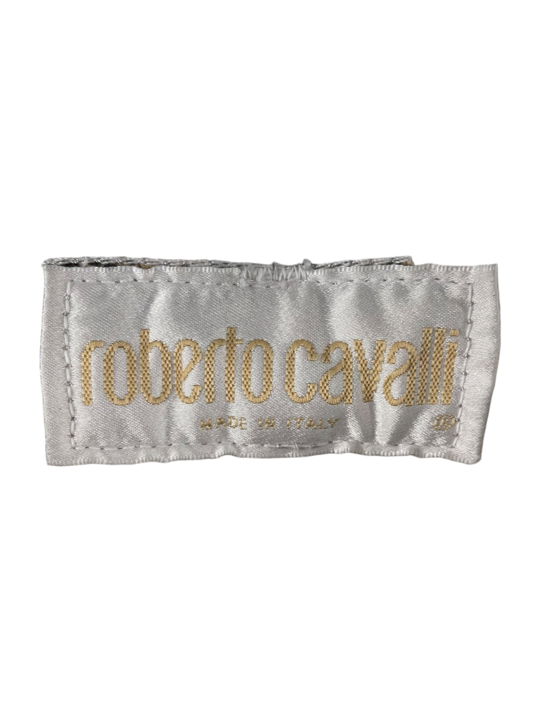 roberto cavalli/Straight Pants/XL/All Over Print/Cotton/BEG/FEATHER PRINT 2004 RUNWAY view 5