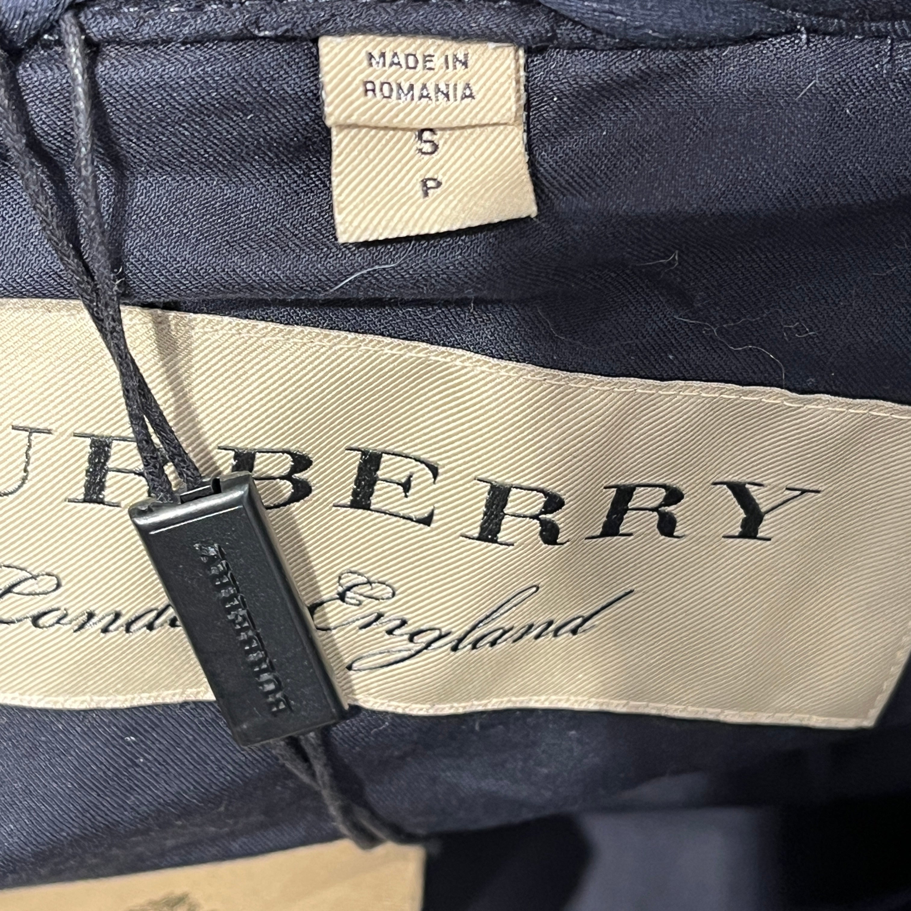BURBERRY LONDON/Puffer Jkt/S/Cotton/NVY/Double Breasted/Quilted Hooded Puffer Jacket view 5