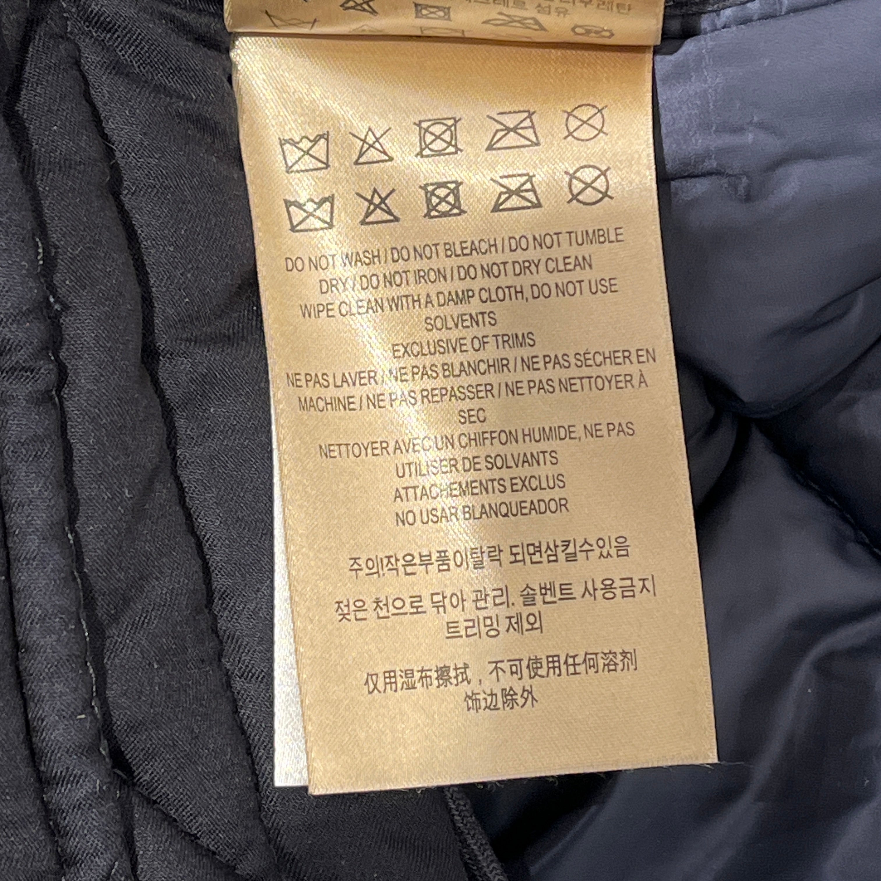 BURBERRY LONDON/Puffer Jkt/S/Cotton/NVY/Double Breasted/Quilted Hooded Puffer Jacket view 9