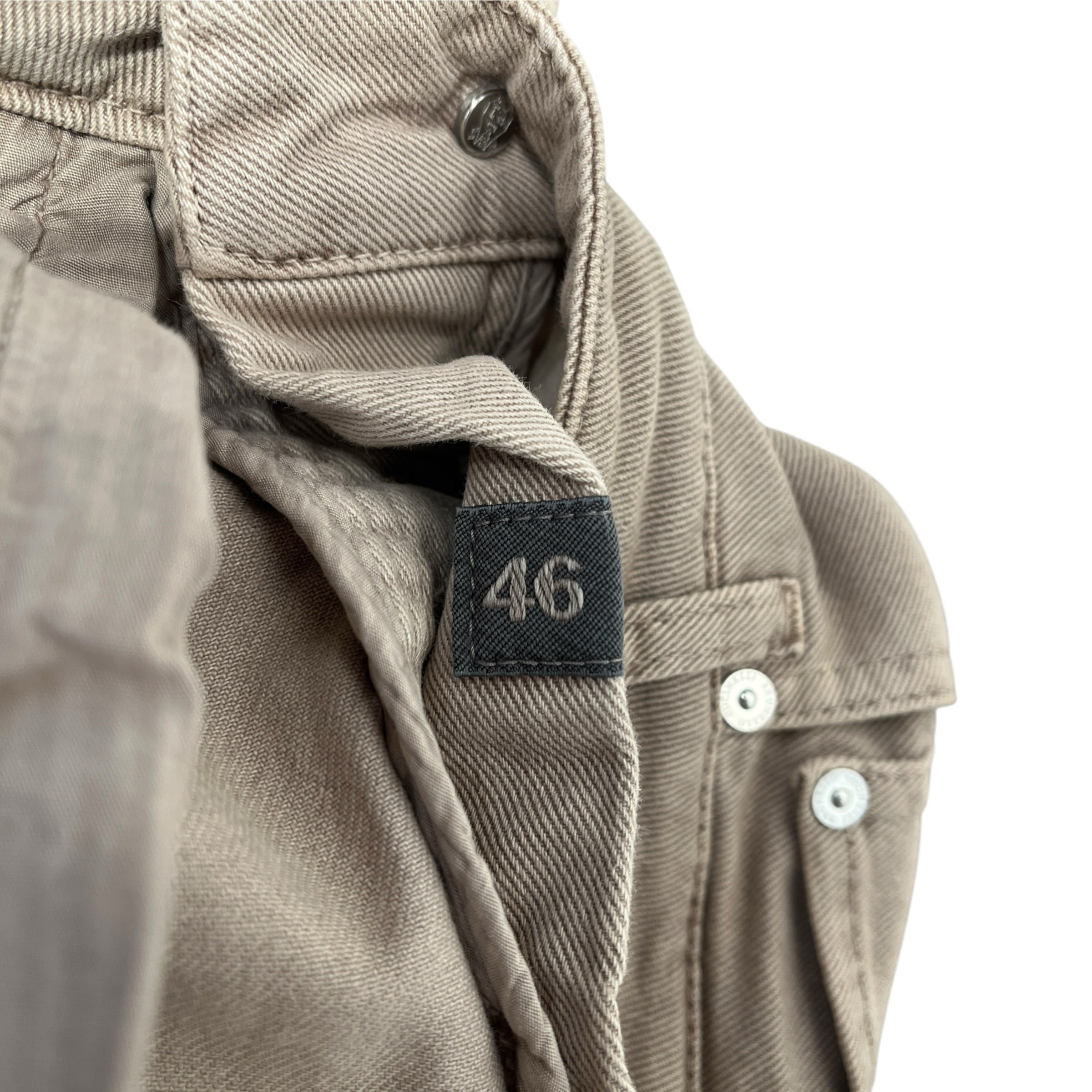 BRUNELLO CUCINELLI/Skinny Pants/32/Denim/BEG/Button Fly/LEISURE FIT view 6