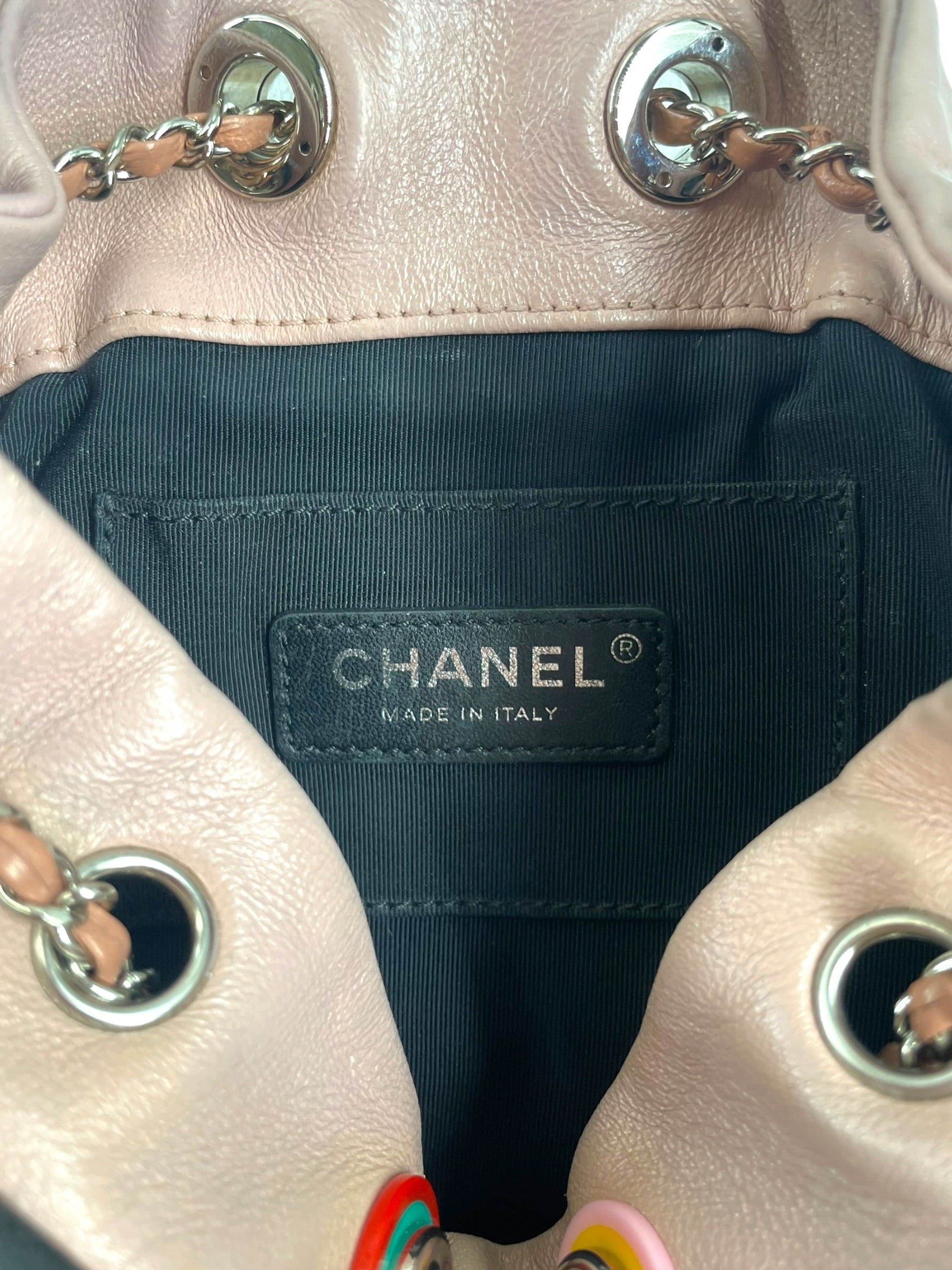 CHANEL/Bag/Leather/MLT/23602476 PNK TRIM ORG HANDLE view 6
