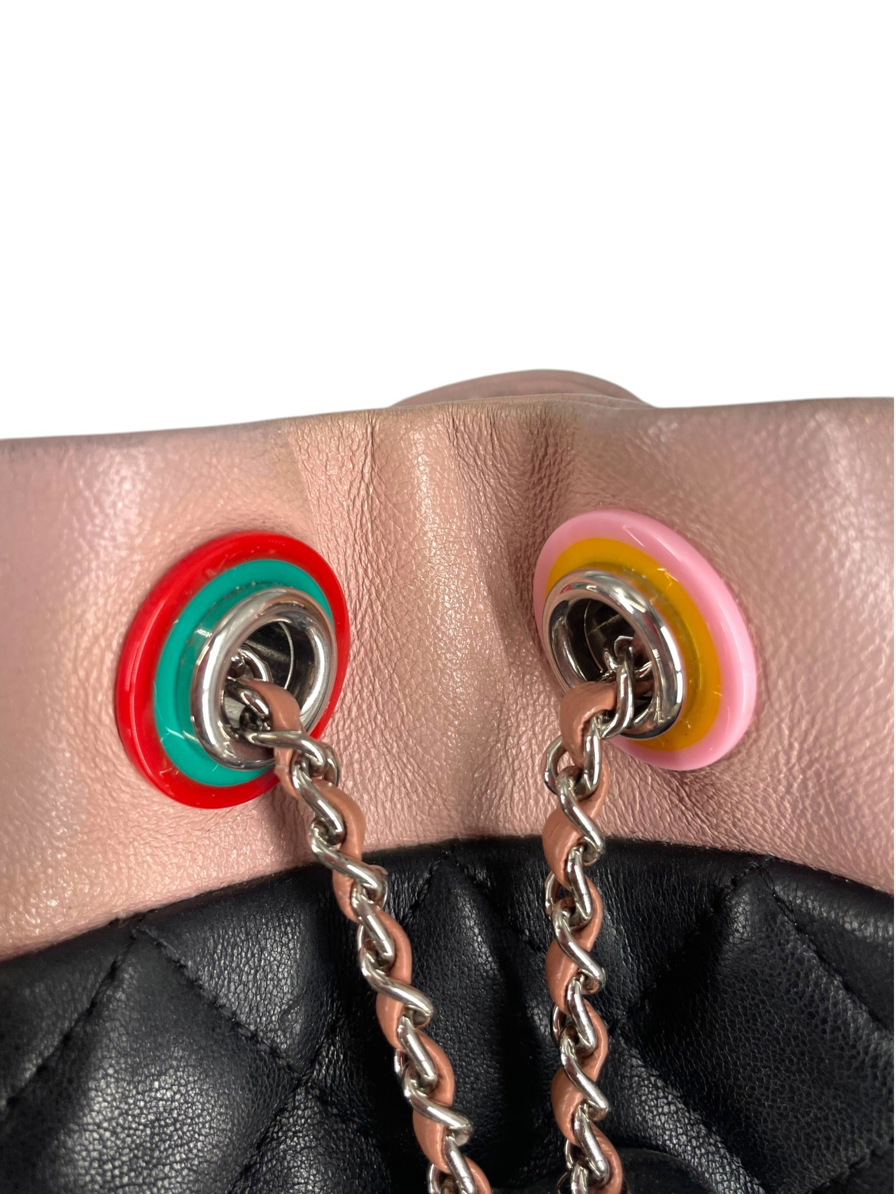 CHANEL/Bag/Leather/MLT/23602476 PNK TRIM ORG HANDLE view 8