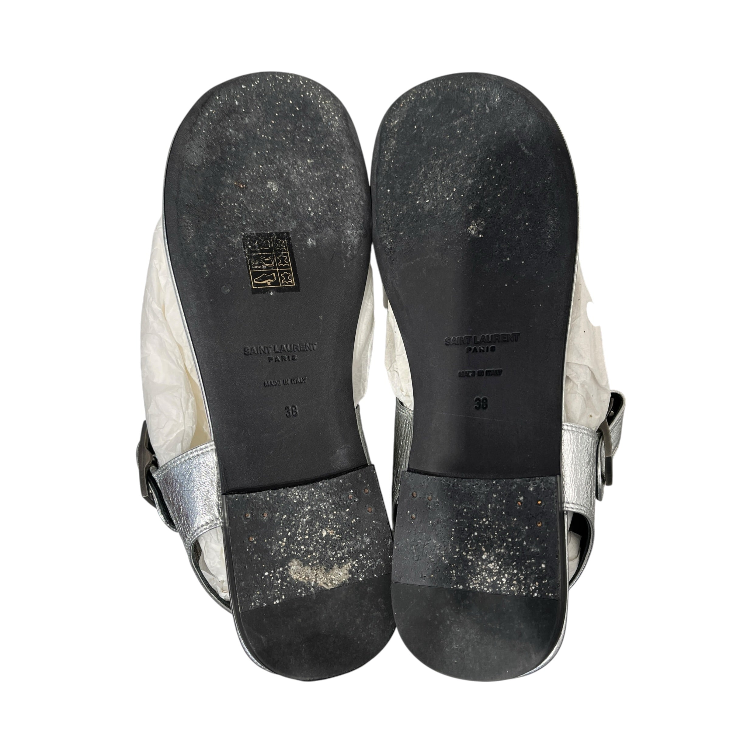 SAINT LAURENT/Sandals/US 7/SLV/VA 732380 view 3