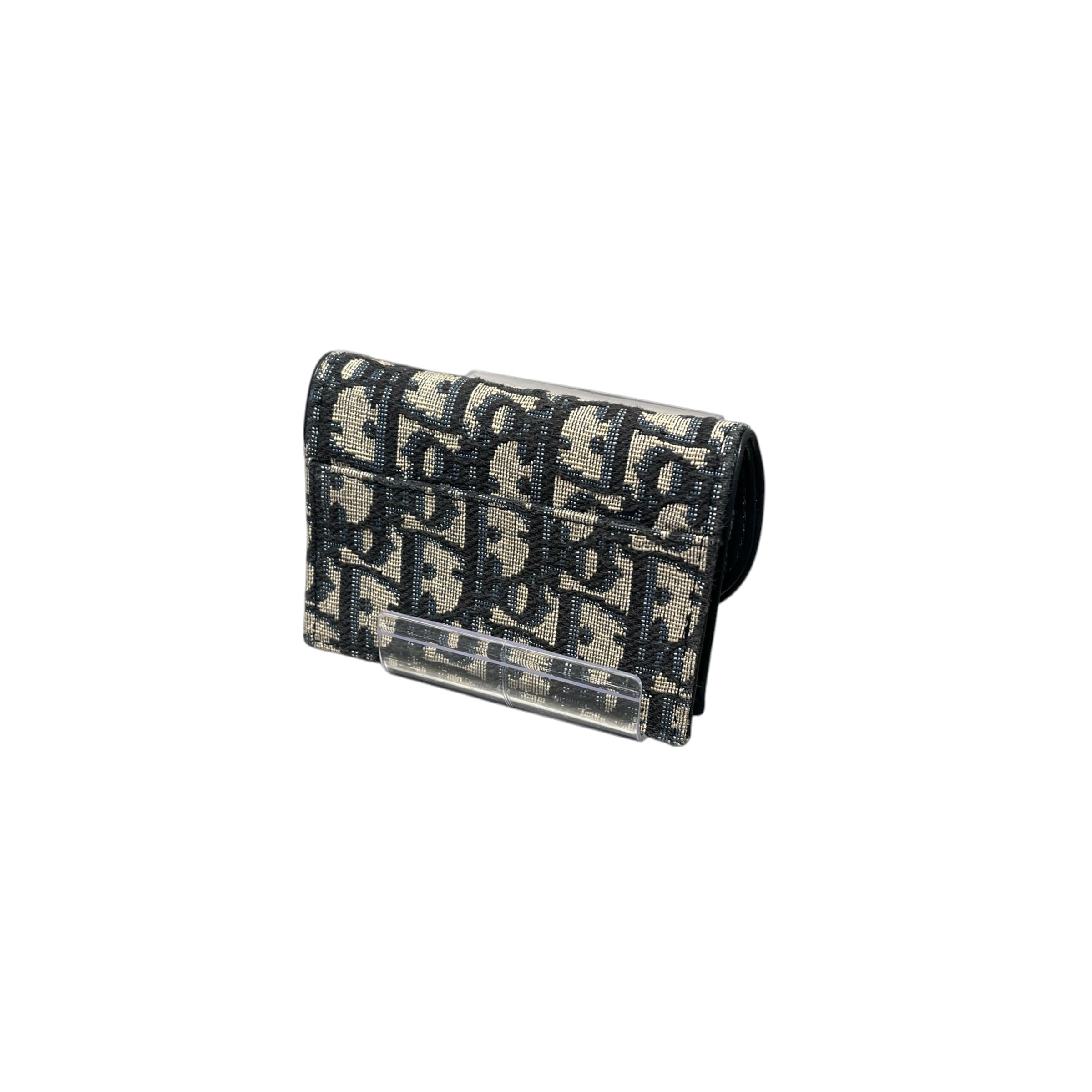 Christian Dior/Wallet/Monogram/Cotton/NVY/L's/SADDLE COMPACT CARD HOLDER view 2