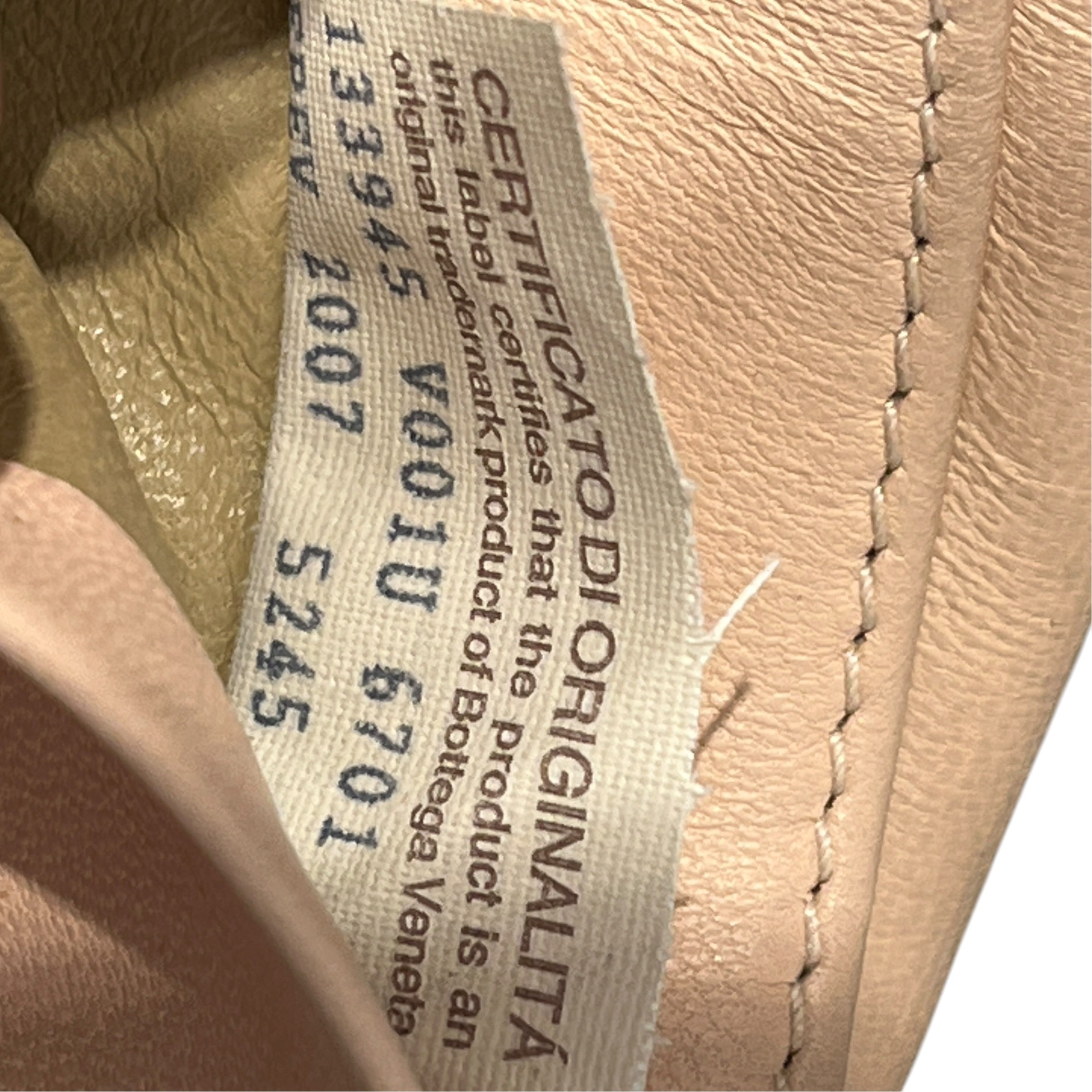 BOTTEGA VENETA/Card Case/Leather/PNK/L's/ view 5