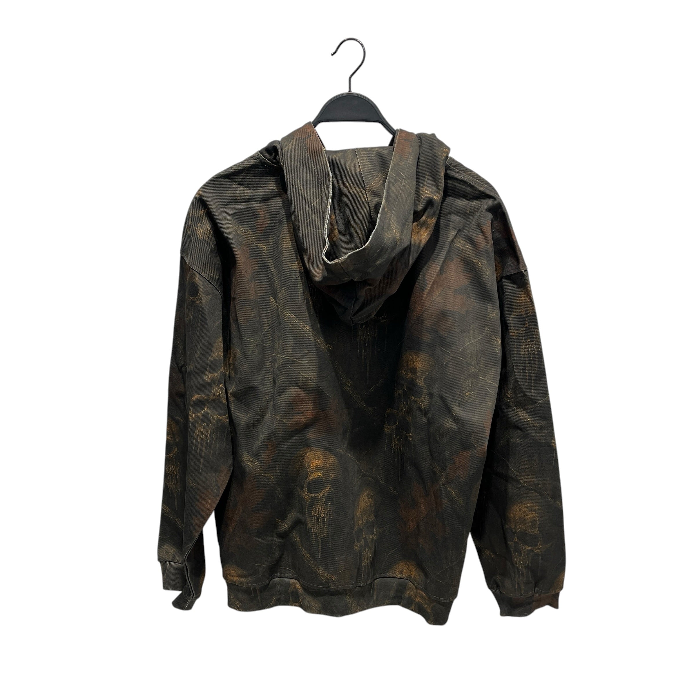 KillTheHype/Hoodie/L/Polyester/BRW/all over SKULLS view 2