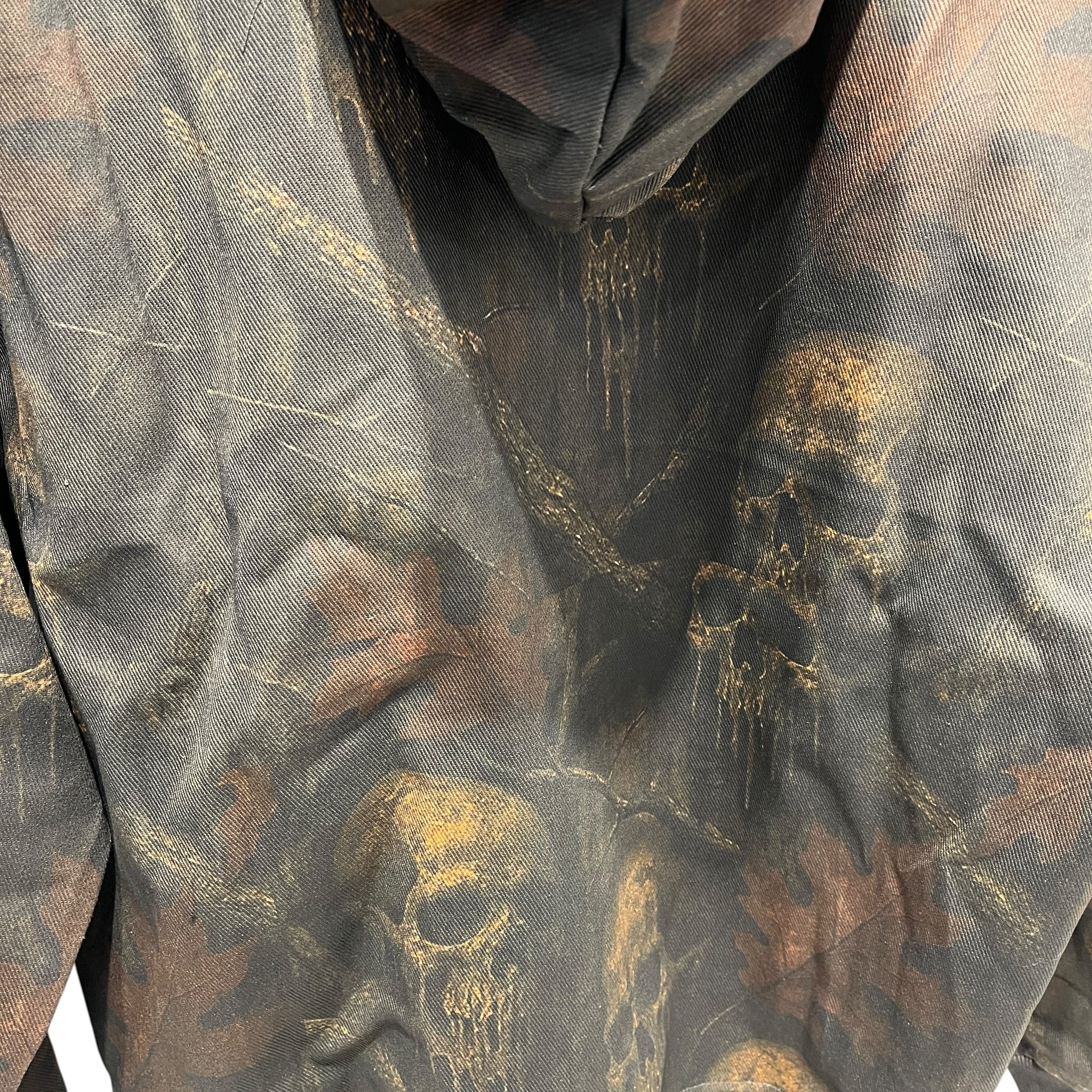 KillTheHype/Hoodie/L/Polyester/BRW/all over SKULLS view 8