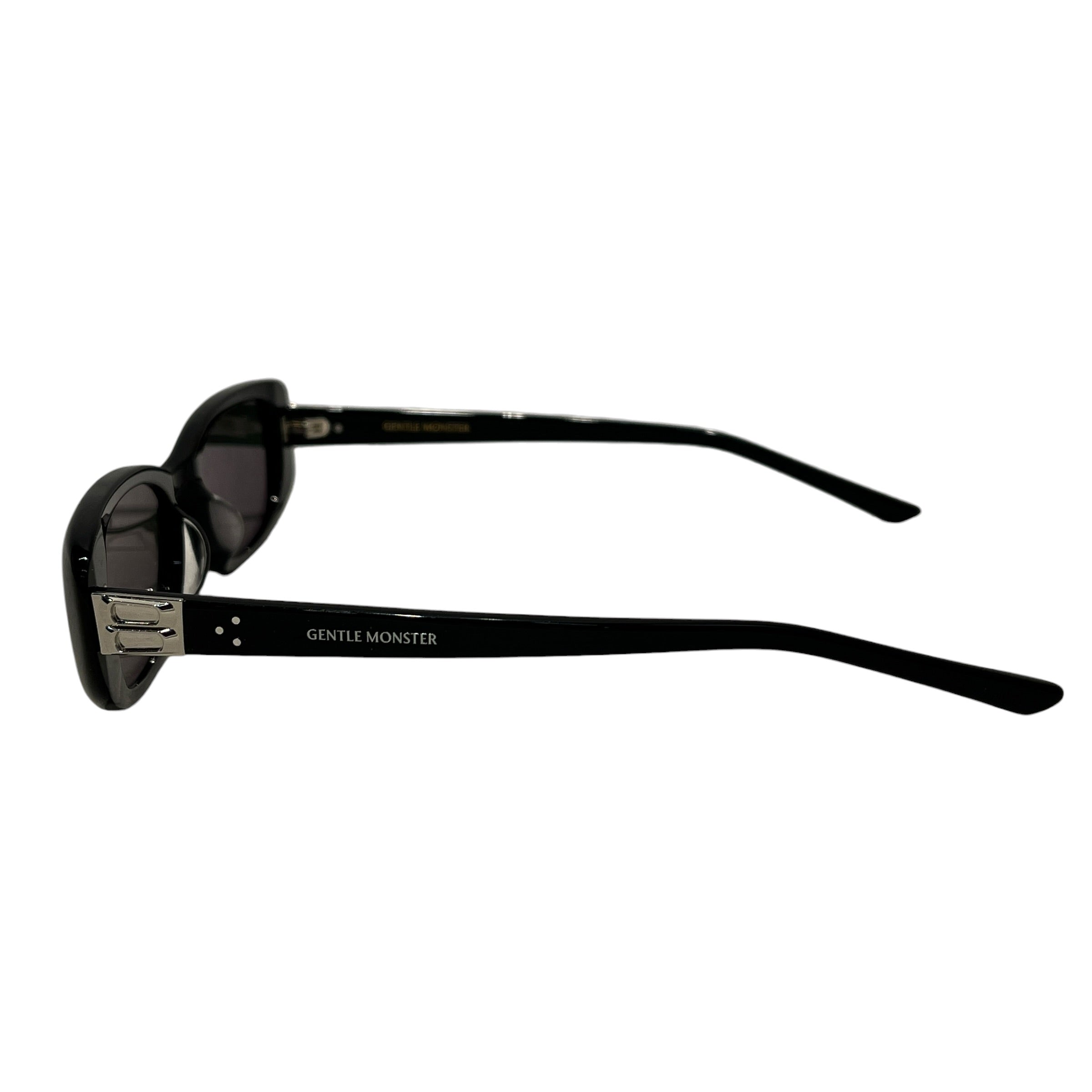 GENTLE MONSTER/Sunglasses/Plastic/BLK/L's/dust musk - with case + box view 2
