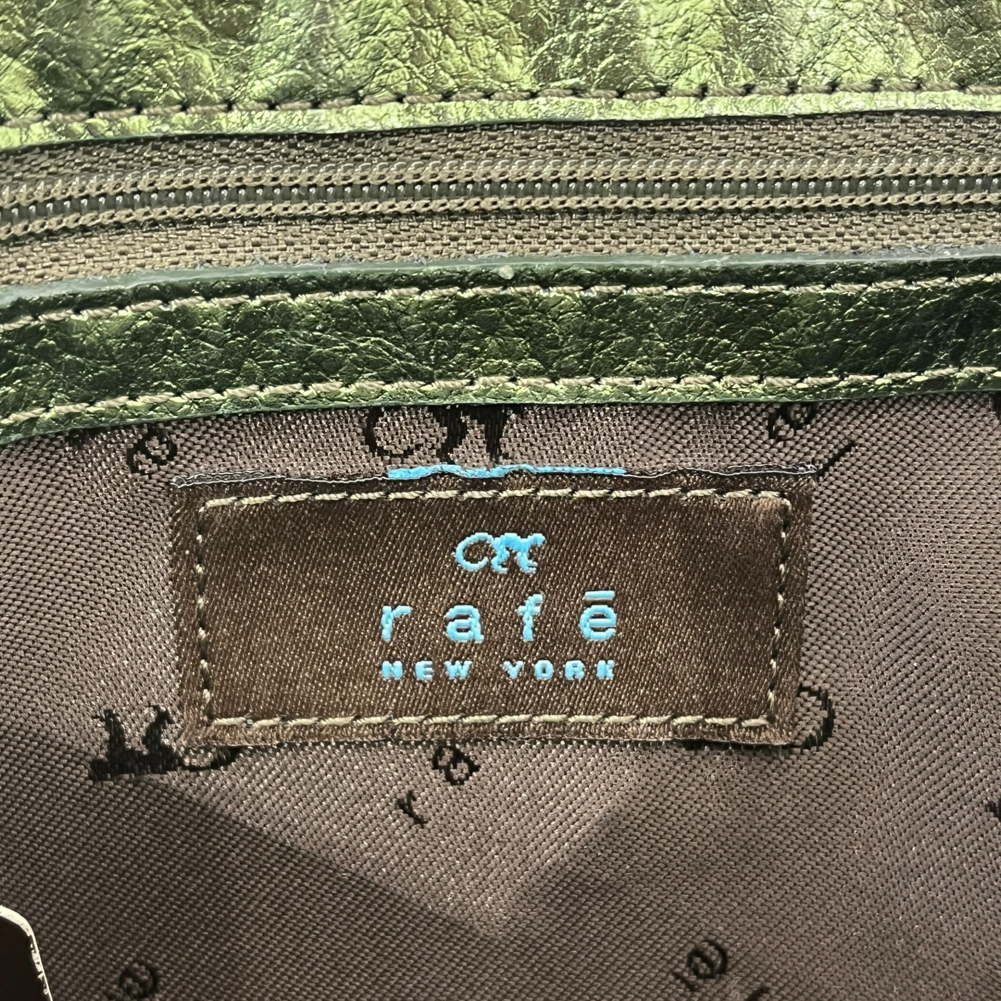 rafe NEW YORK/Hand Bag/Leather/GRN/METALLIC GREEN view 4