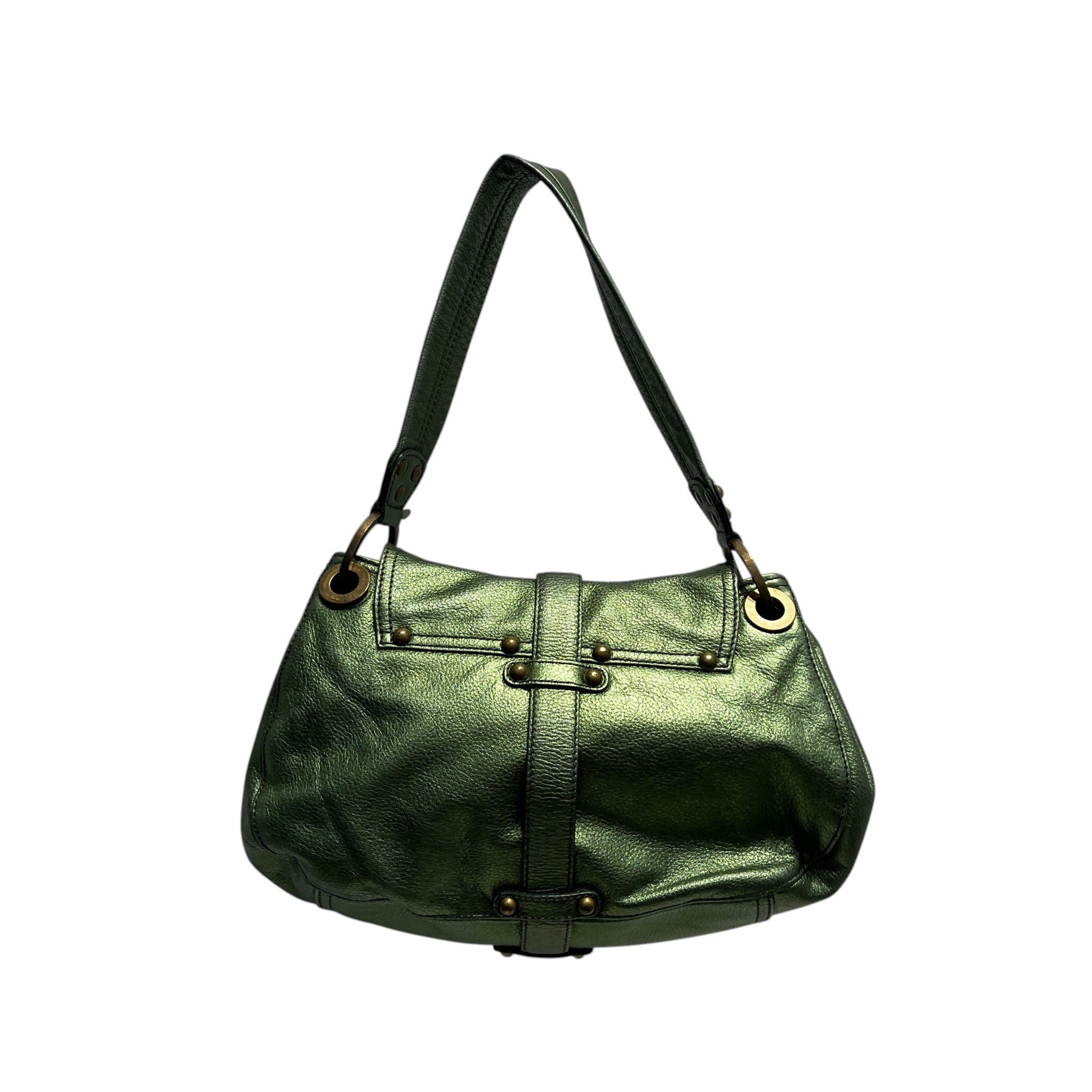rafe NEW YORK/Hand Bag/Leather/GRN/METALLIC GREEN view 2