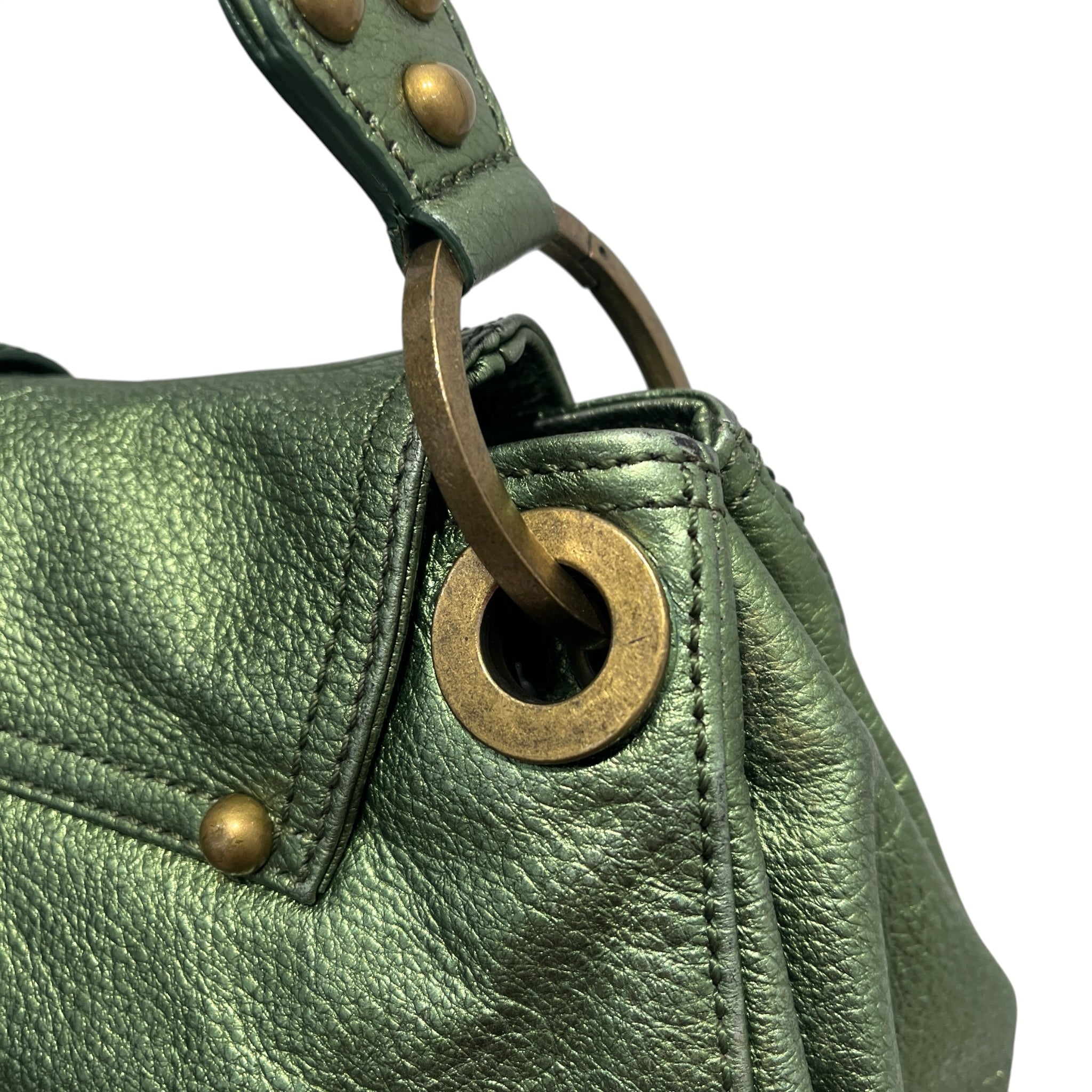 rafe NEW YORK/Hand Bag/Leather/GRN/METALLIC GREEN view 11