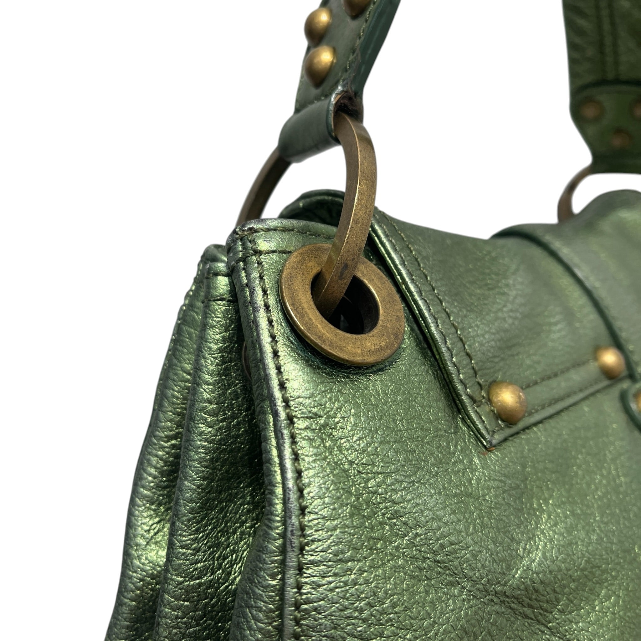 rafe NEW YORK/Hand Bag/Leather/GRN/METALLIC GREEN view 14