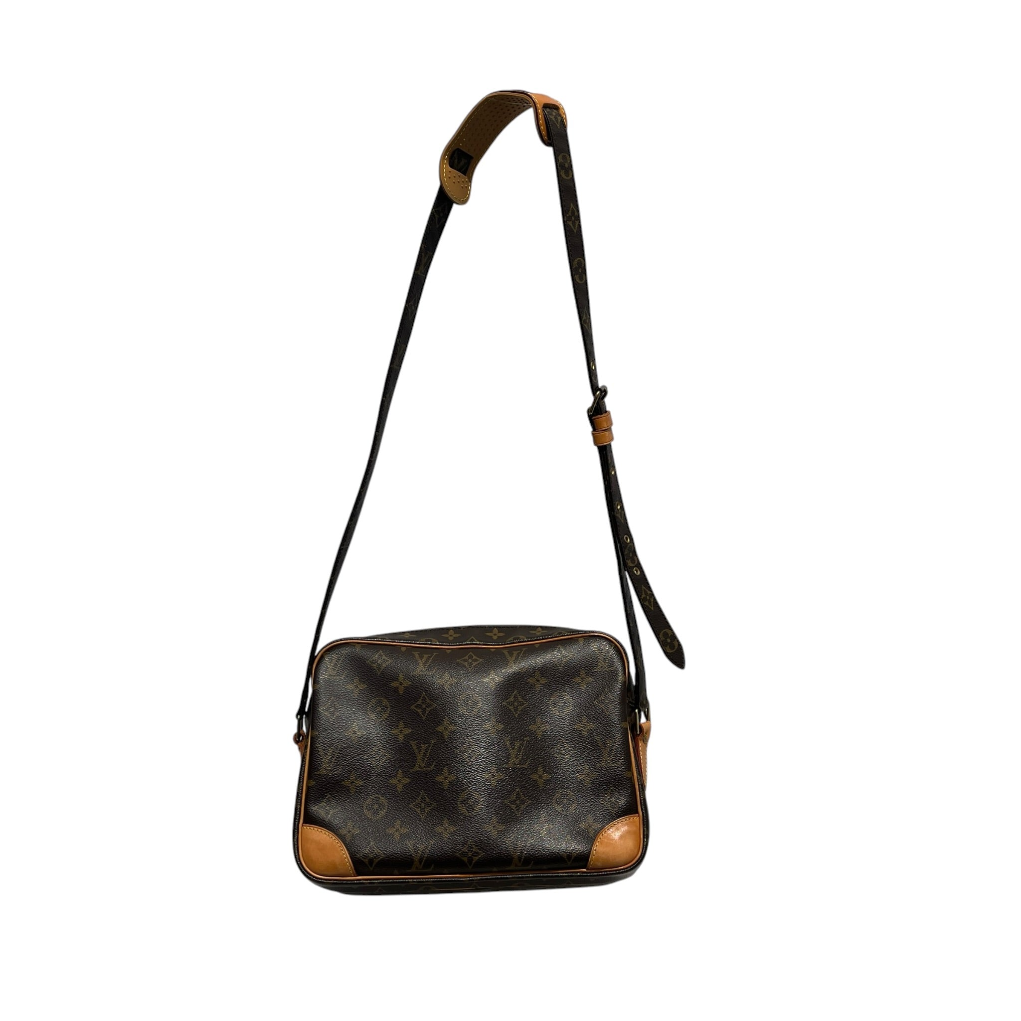 LOUIS VUITTON/Cross Body Bag/Monogram/Leather/BRW/NIL LARGE VINTAGE view 2