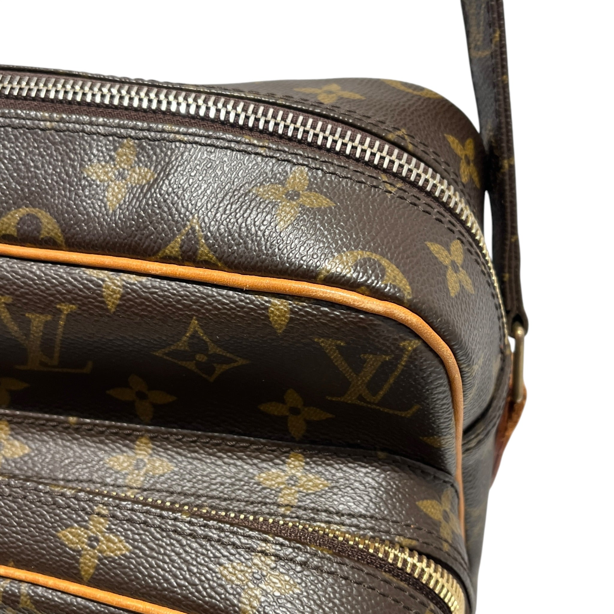 LOUIS VUITTON/Cross Body Bag/Monogram/Leather/BRW/NIL LARGE VINTAGE view 8