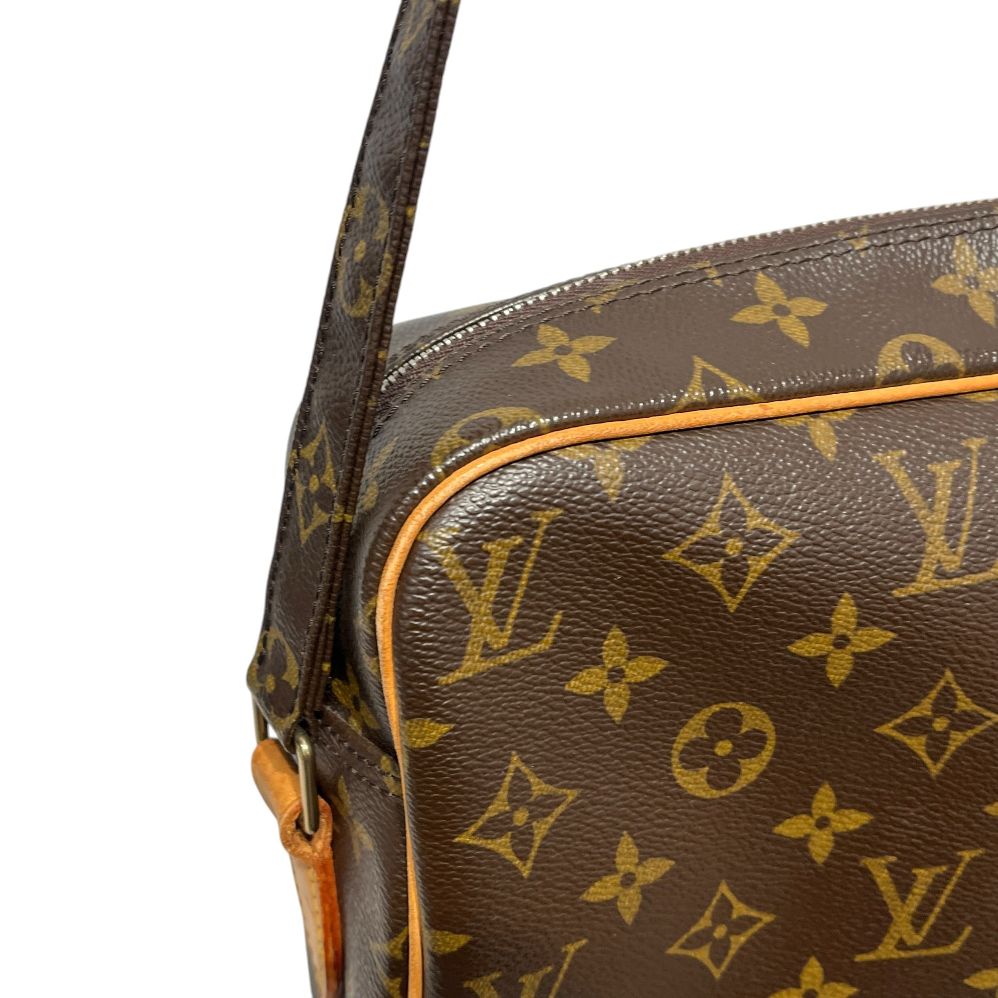 LOUIS VUITTON/Cross Body Bag/Monogram/Leather/BRW/NIL LARGE VINTAGE view 12