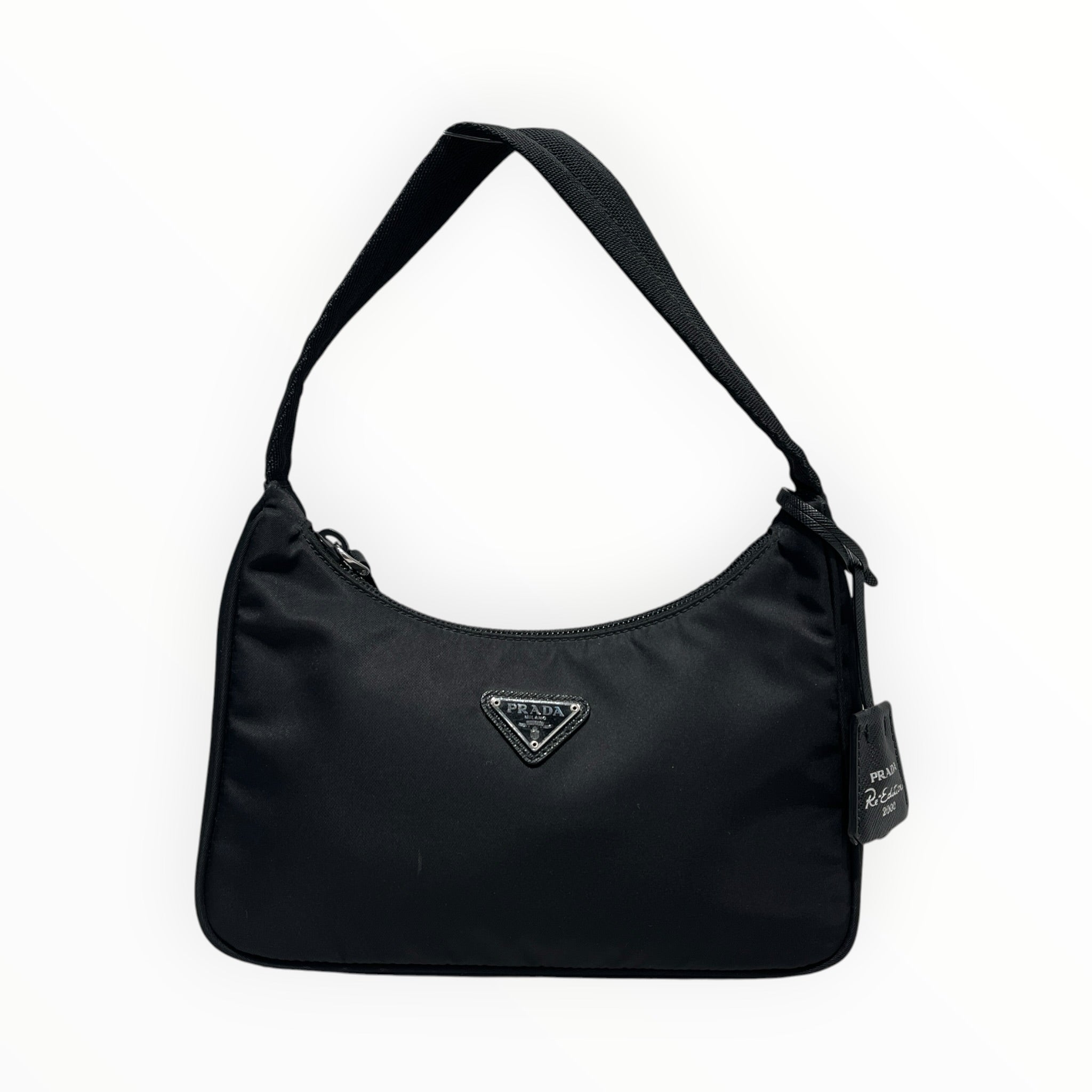 PRADA/Hand Bag/Nylon/BLK/TESSUTO RE-EDITION 2000 view 1