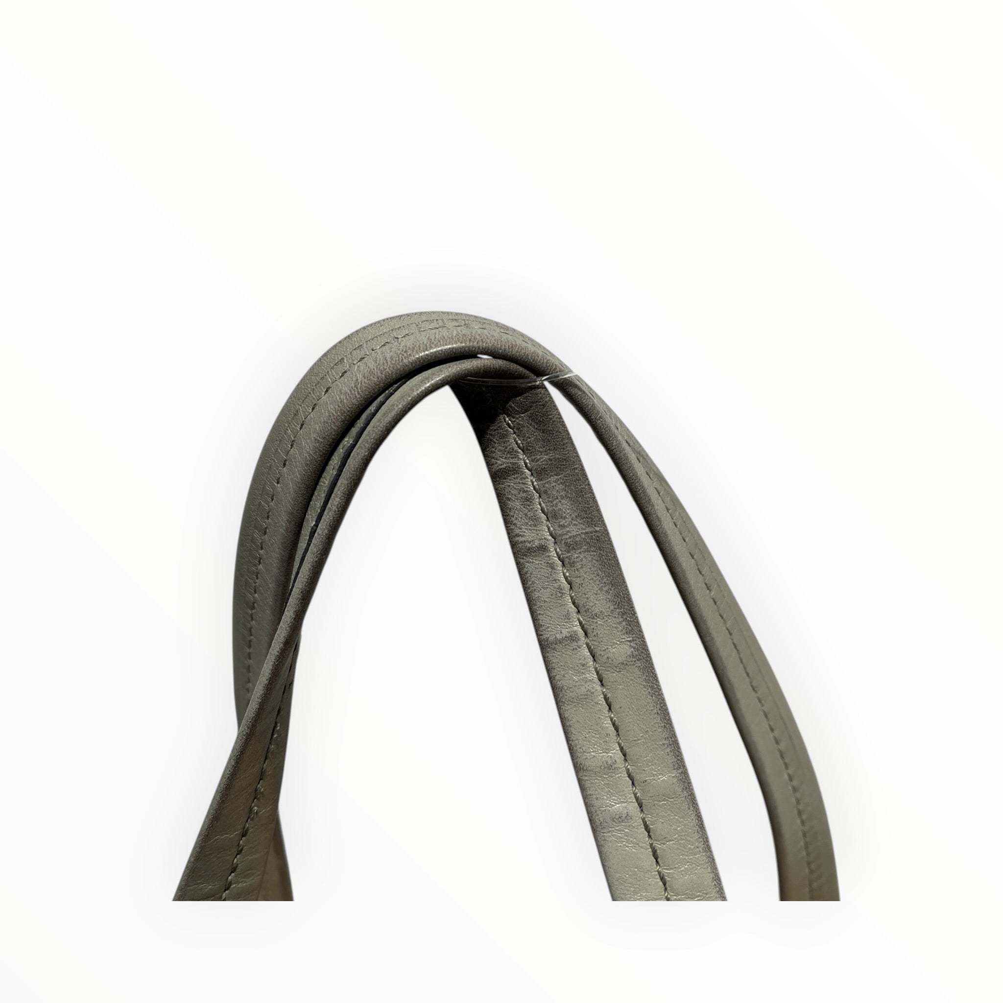 CELINE/Tote Bag/Leather/GRY/YEL INTERIOR/CABAS PHANTOM view 8