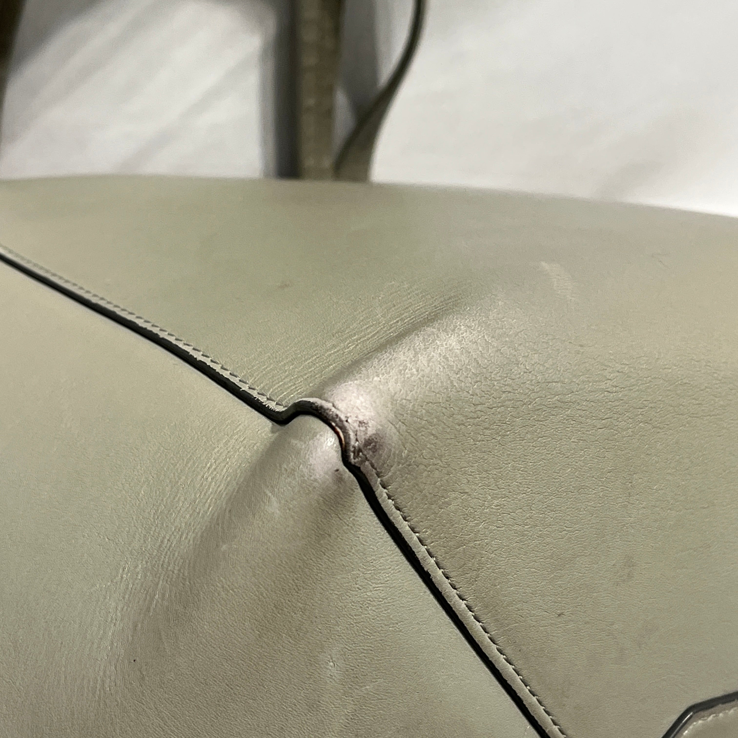 CELINE/Tote Bag/Leather/GRY/YEL INTERIOR/CABAS PHANTOM view 10
