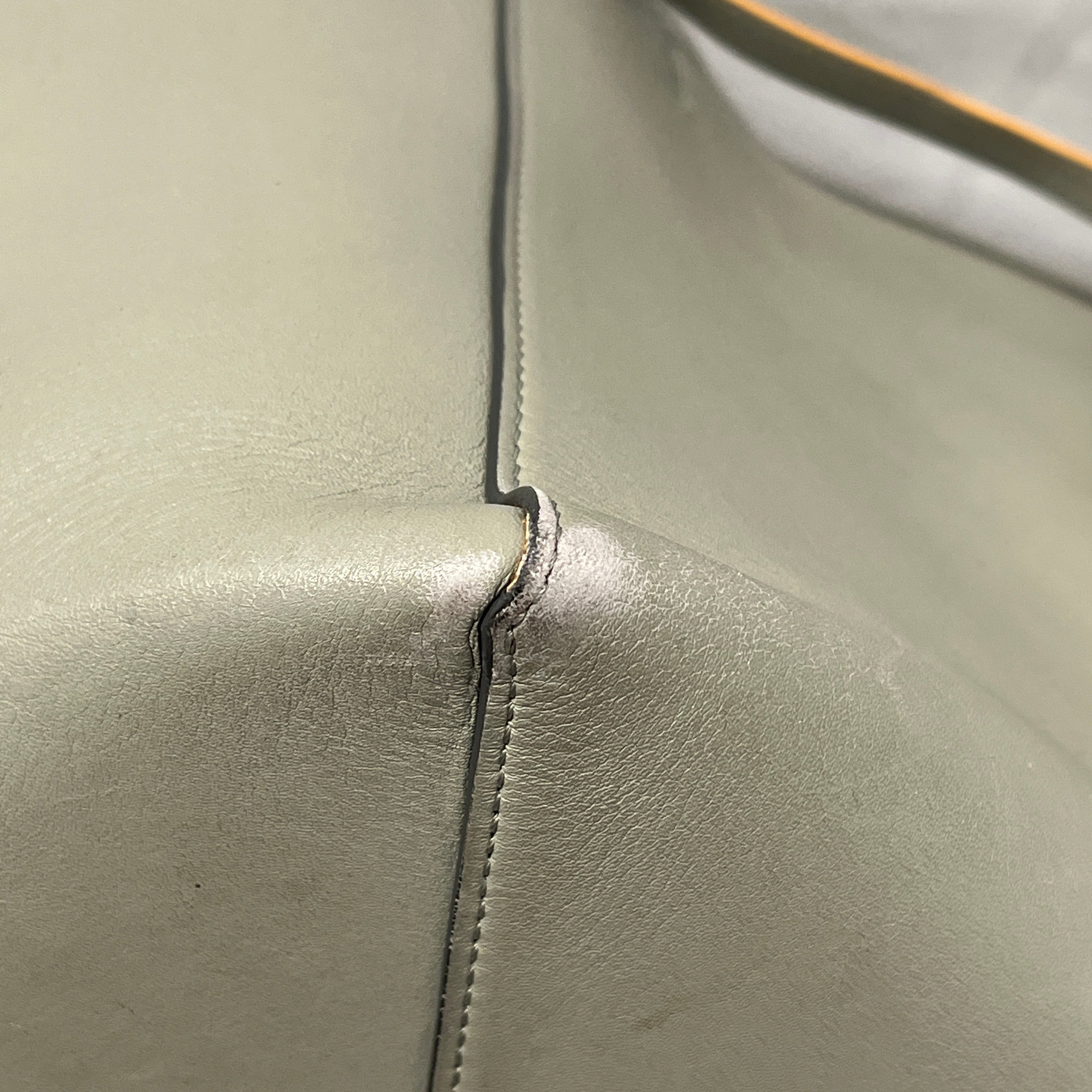 CELINE/Tote Bag/Leather/GRY/YEL INTERIOR/CABAS PHANTOM view 12