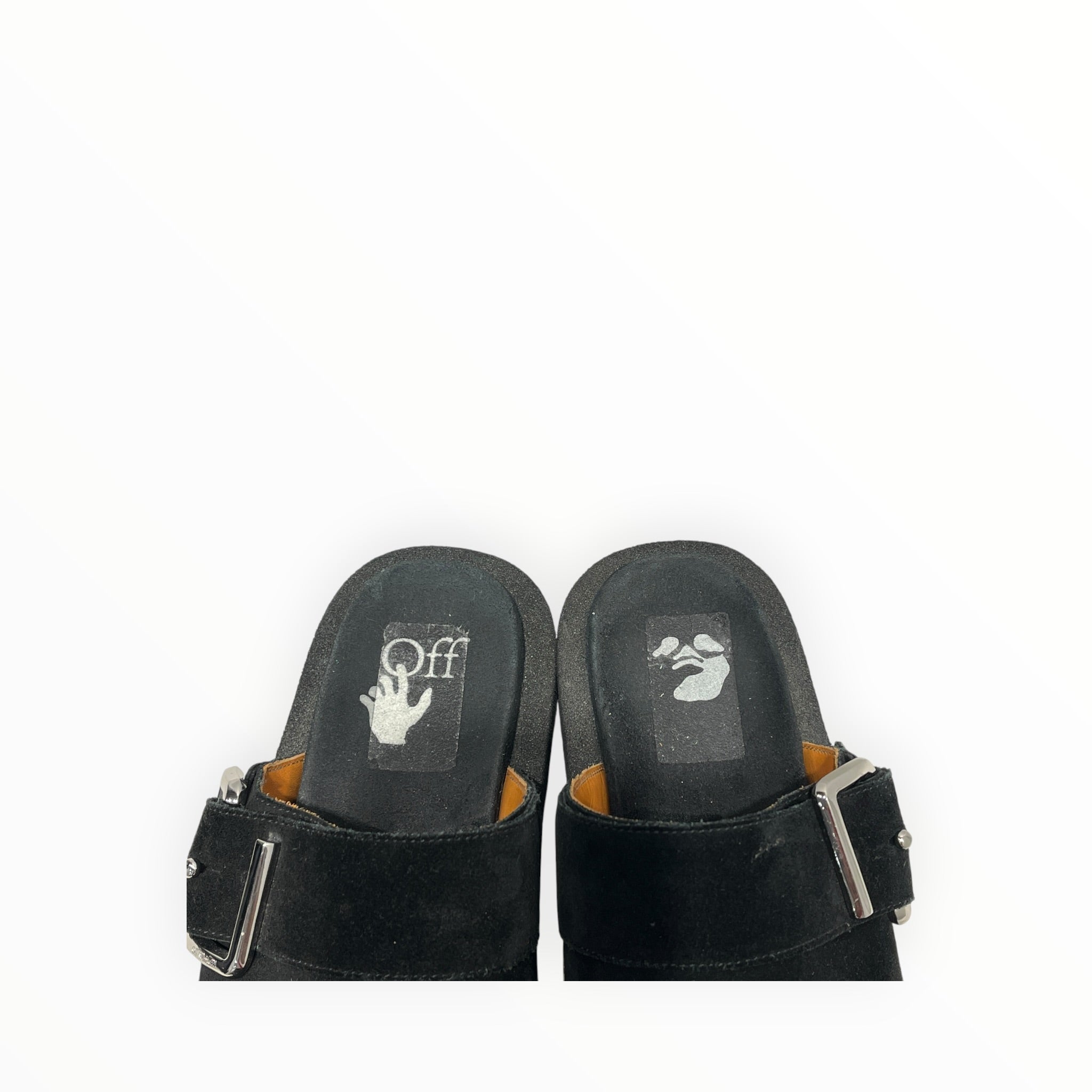 OFF-WHITE/Sandals/US 9/Suede/BLK/SLEEPERS view 3