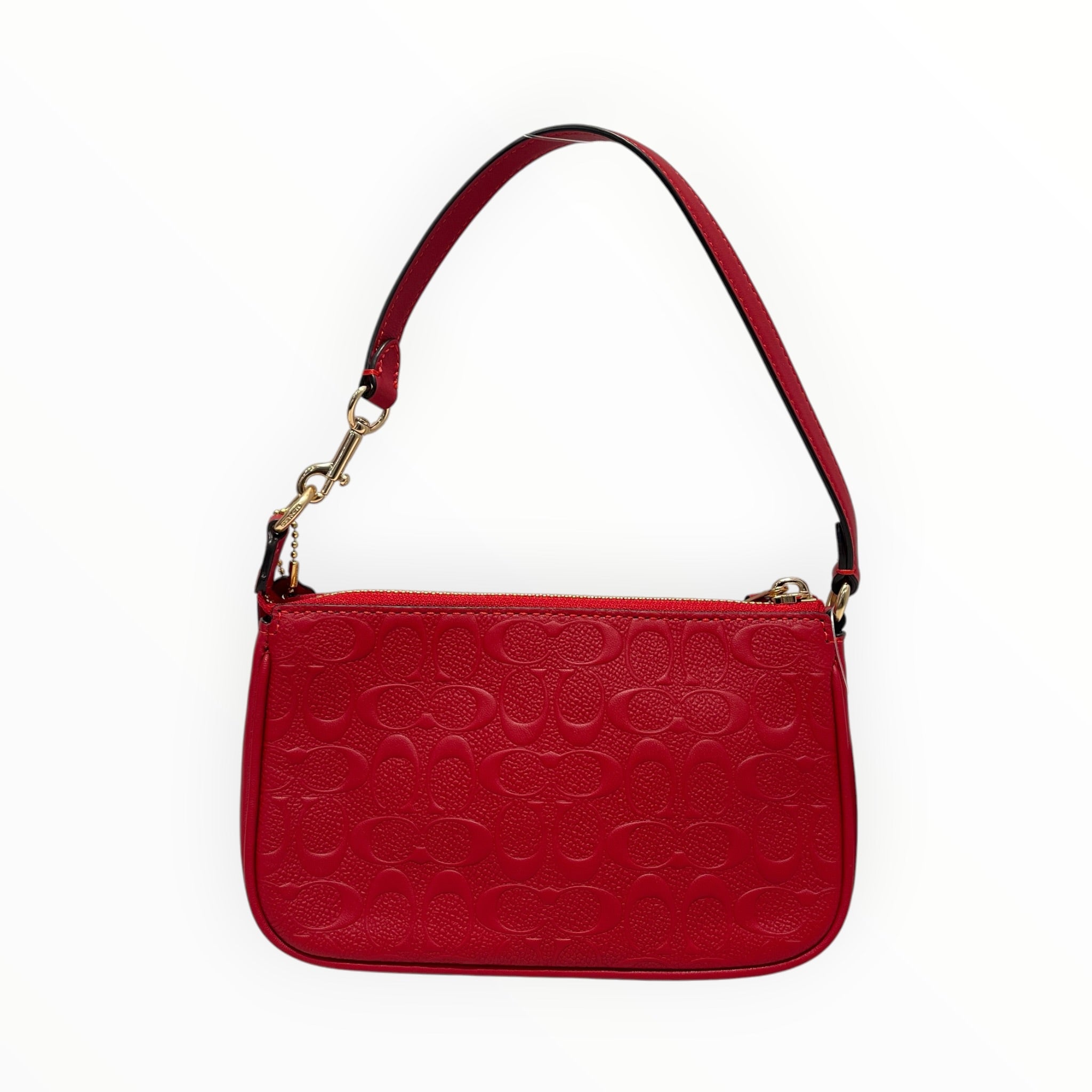 COACH/Hand Bag/Leather/RED/EMBOSSED view 2