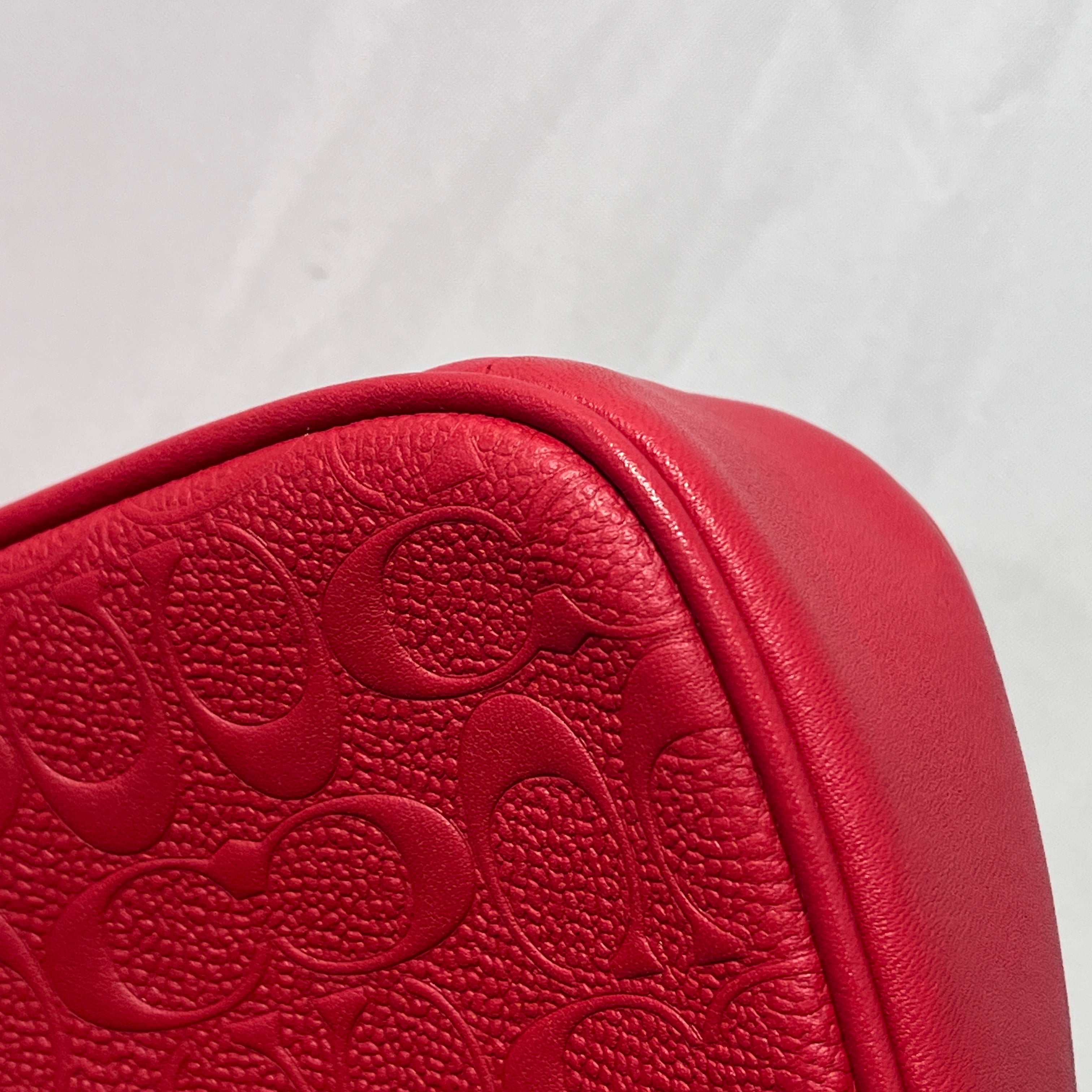 COACH/Hand Bag/Leather/RED/EMBOSSED view 11