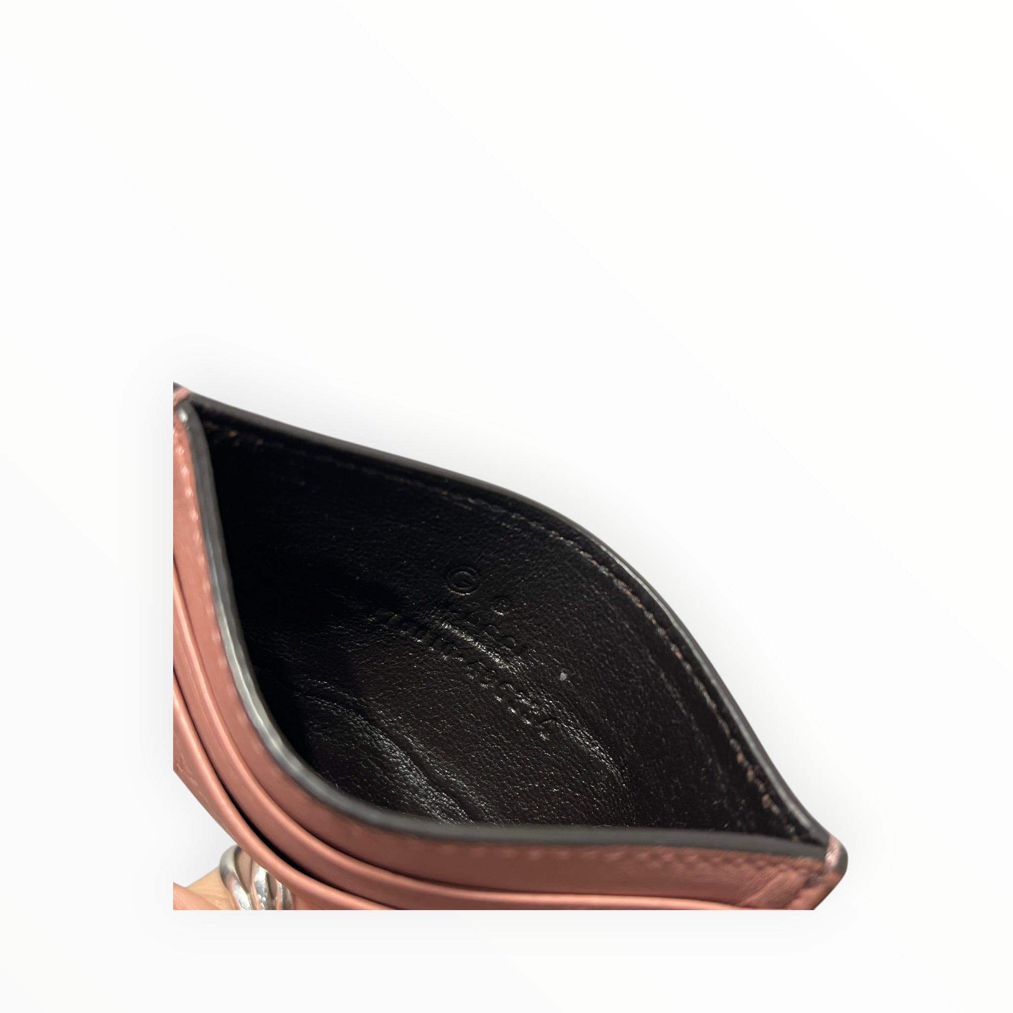 GUCCI/Card Case/Monogram/Leather/PNK/L's/MICROGUCCISSIMA view 4