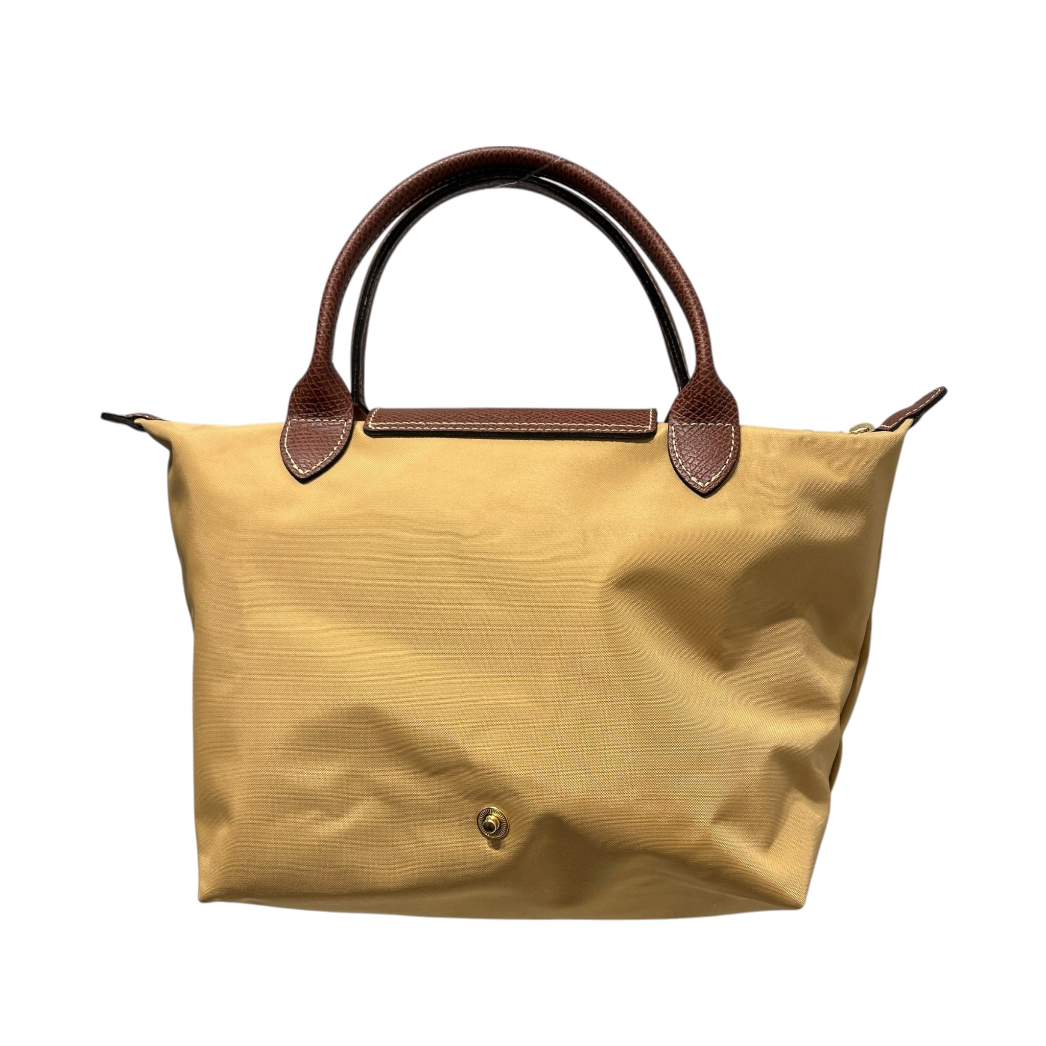 LONGCHAMP/Hand Bag/Nylon/YEL/LE PLIAGE/SMALL/GOLD HARDWARE view 2