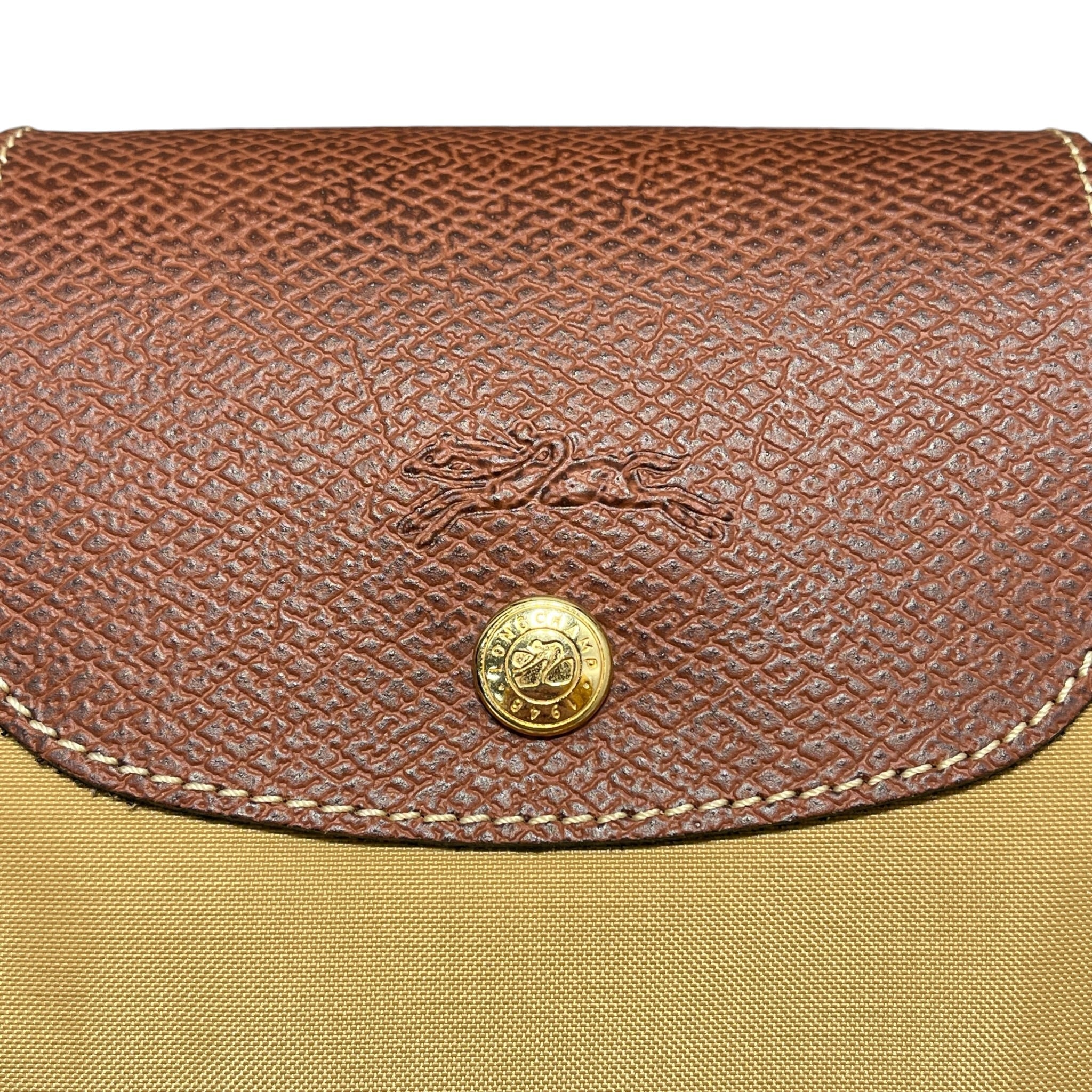 LONGCHAMP/Hand Bag/Nylon/YEL/LE PLIAGE/SMALL/GOLD HARDWARE view 7