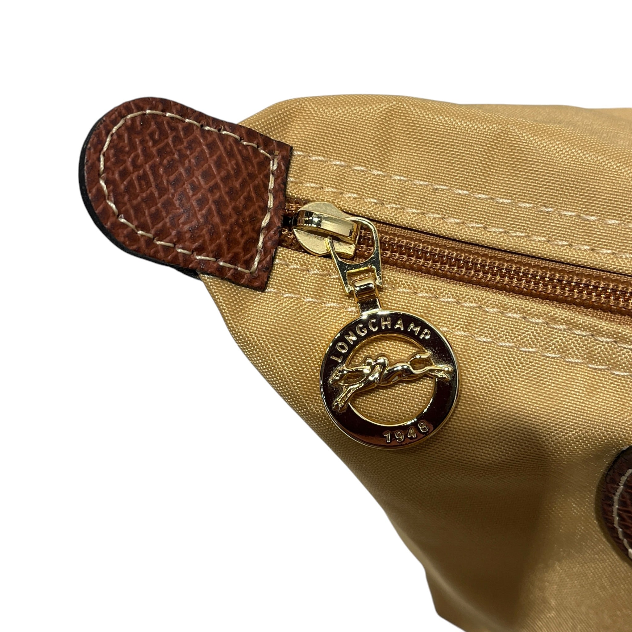 LONGCHAMP/Hand Bag/Nylon/YEL/LE PLIAGE/SMALL/GOLD HARDWARE view 8