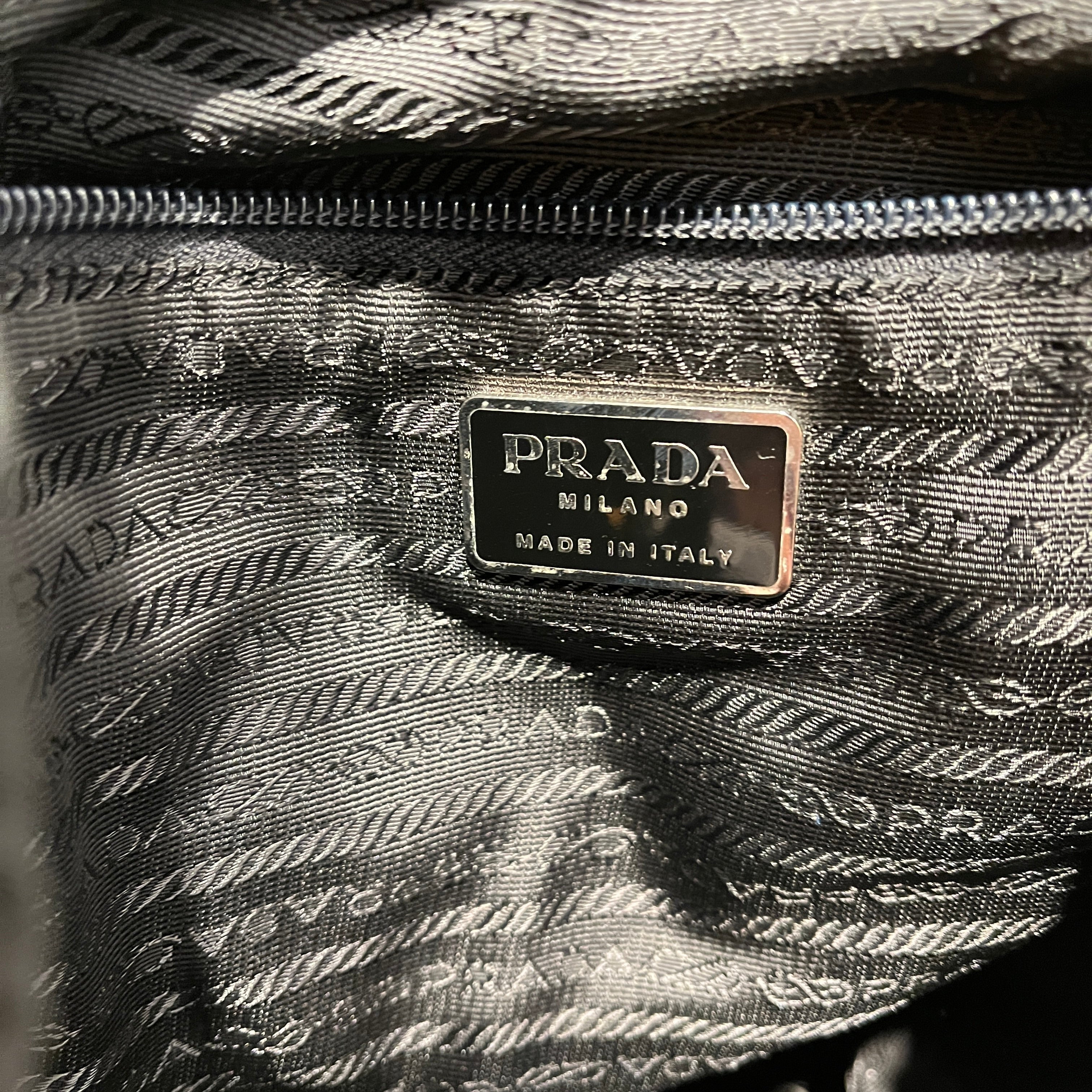 PRADA/Backpack/Nylon/BLK/TESSUTO/FRONT BUCKLE POCKETS view 7