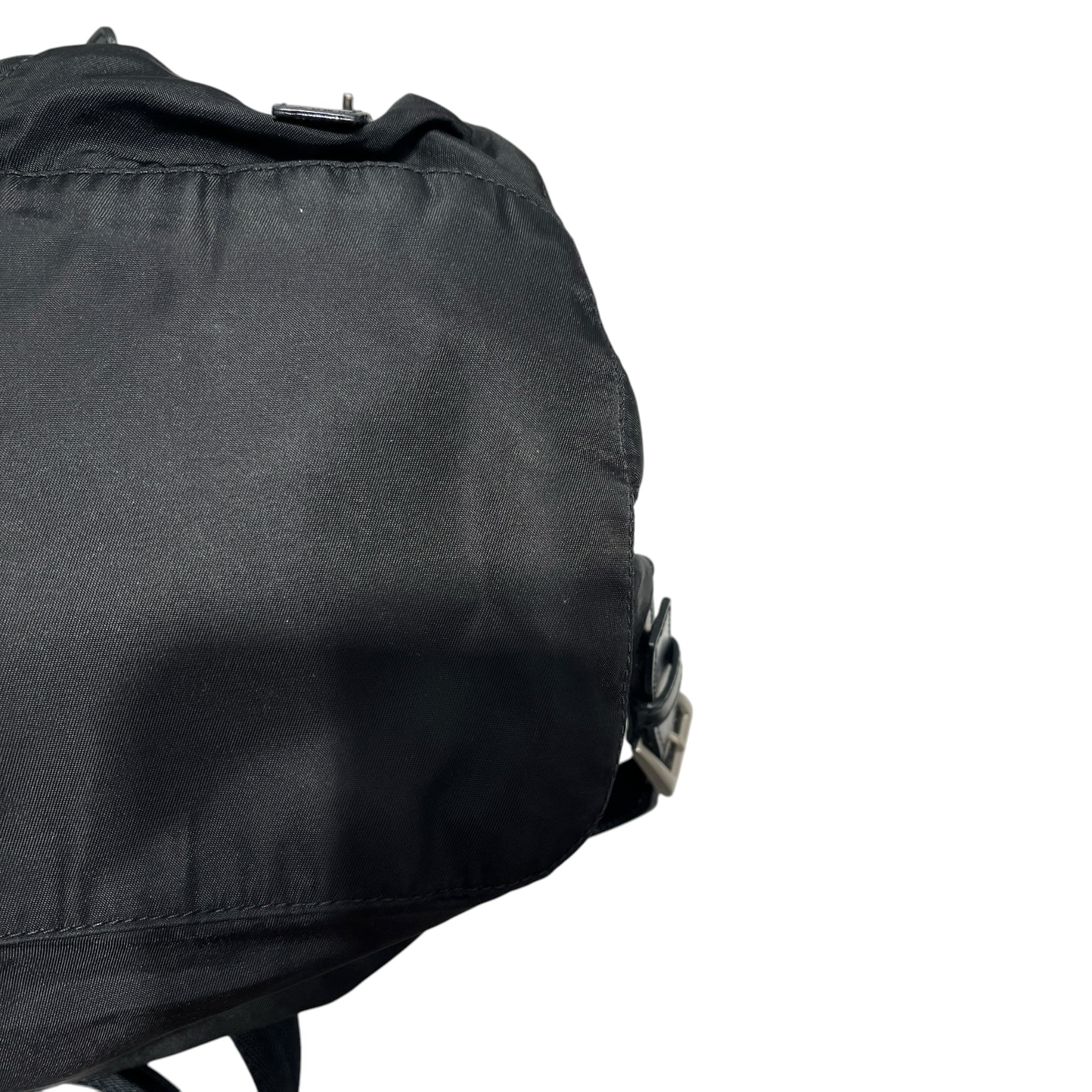 PRADA/Backpack/Nylon/BLK/TESSUTO/FRONT BUCKLE POCKETS view 9