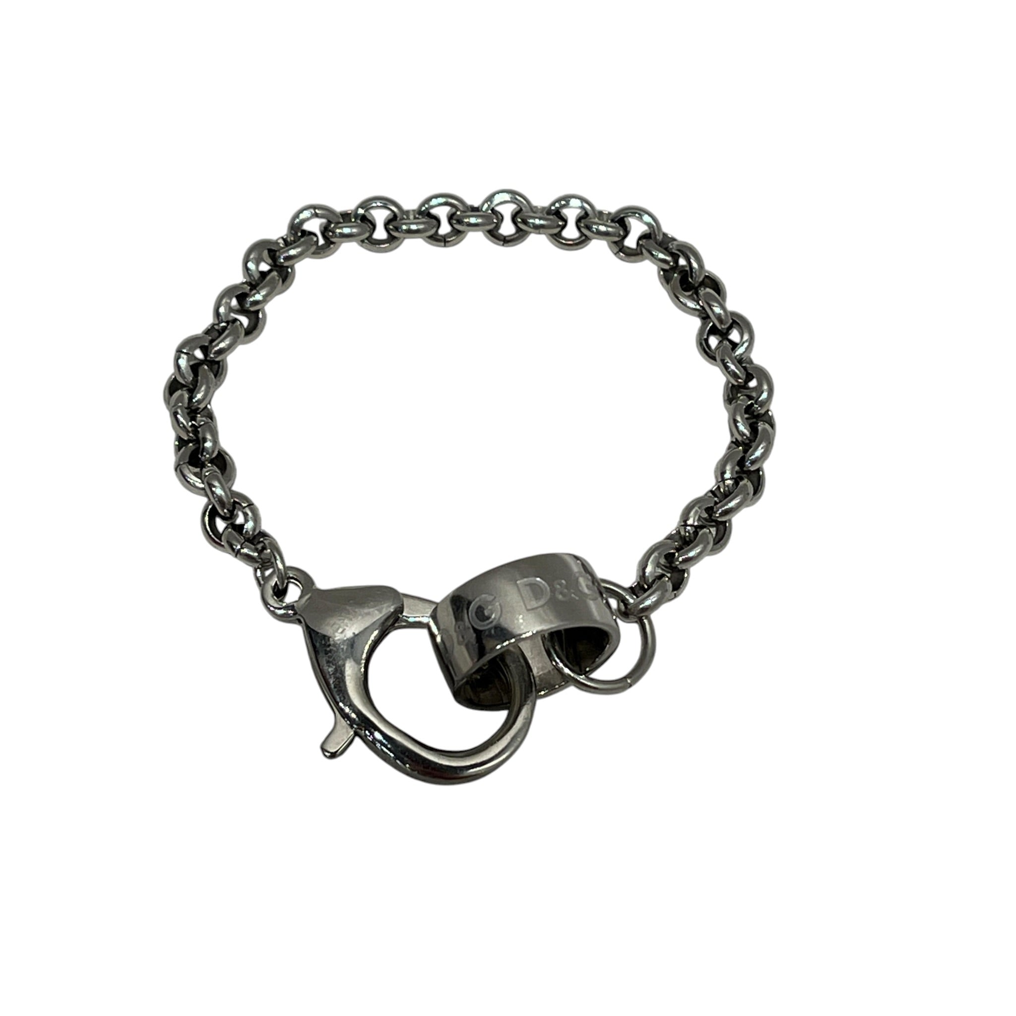 D&G/Bracelet/SLV/L's/LARGE CLASP CHAIN BRACELET view 1
