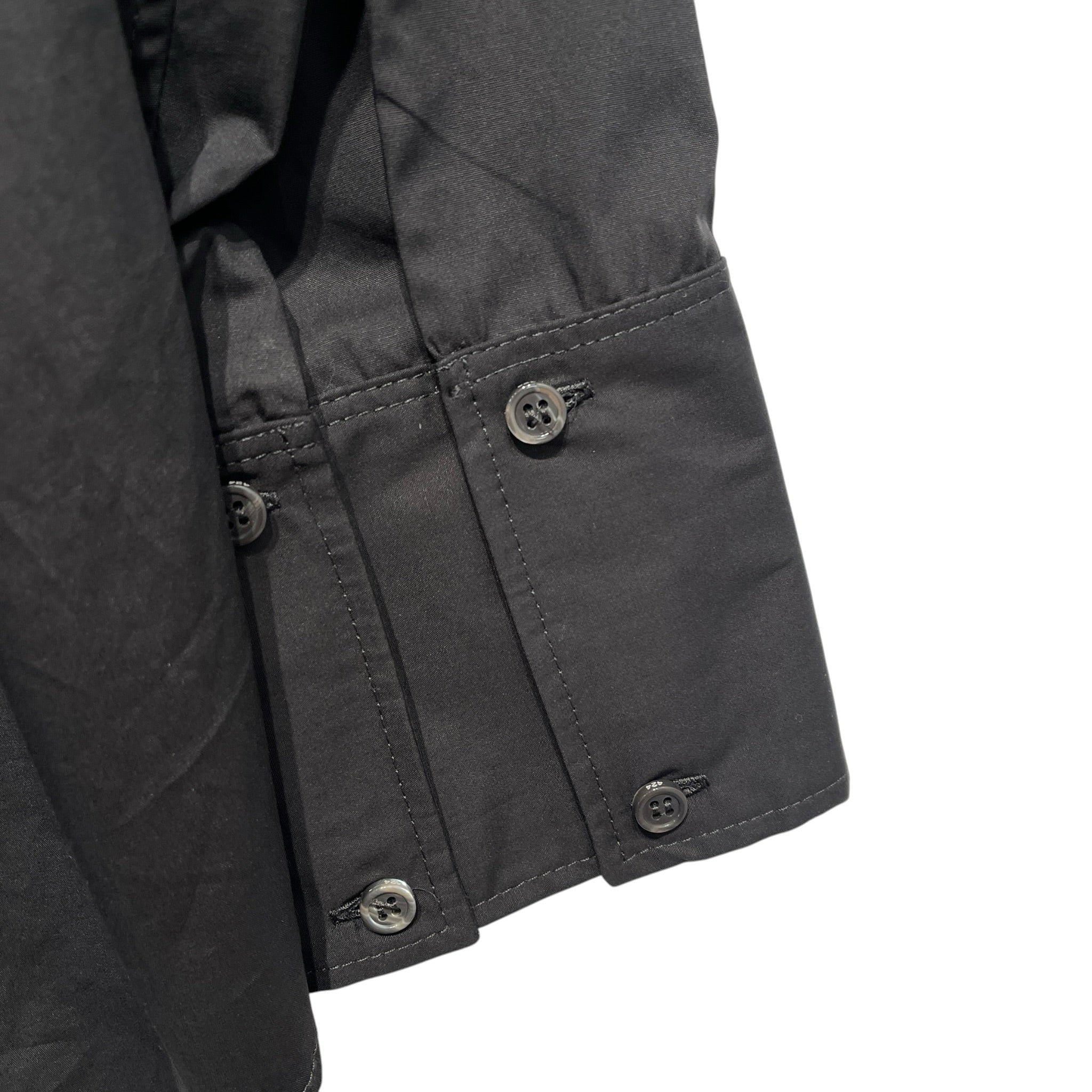 424(FourTwoFour)/LS Shirt/XL/Cotton/BLK/LOWER LOGO ALL BLK view 5